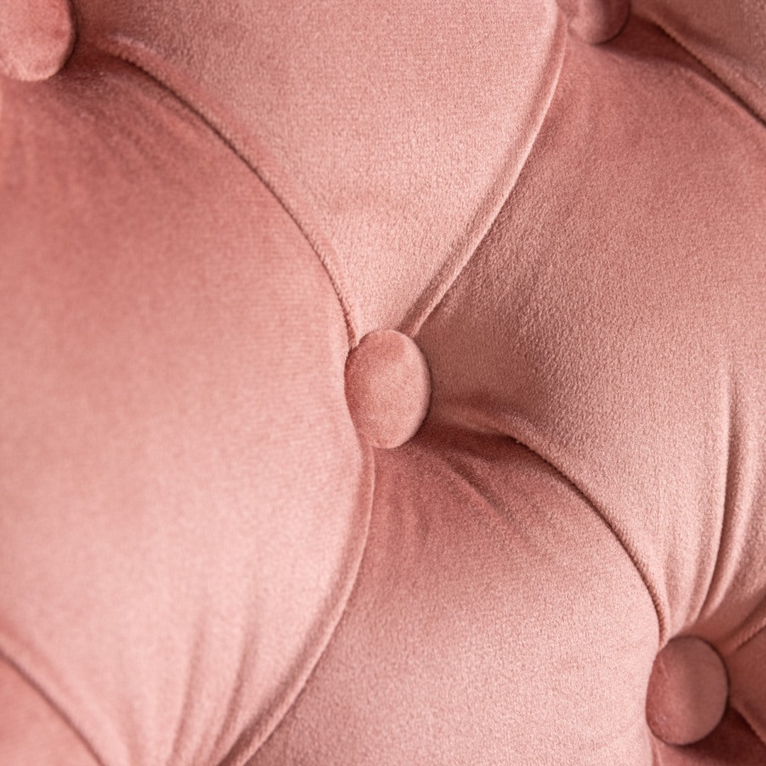 Velvet Home Office Chair- Pink 10