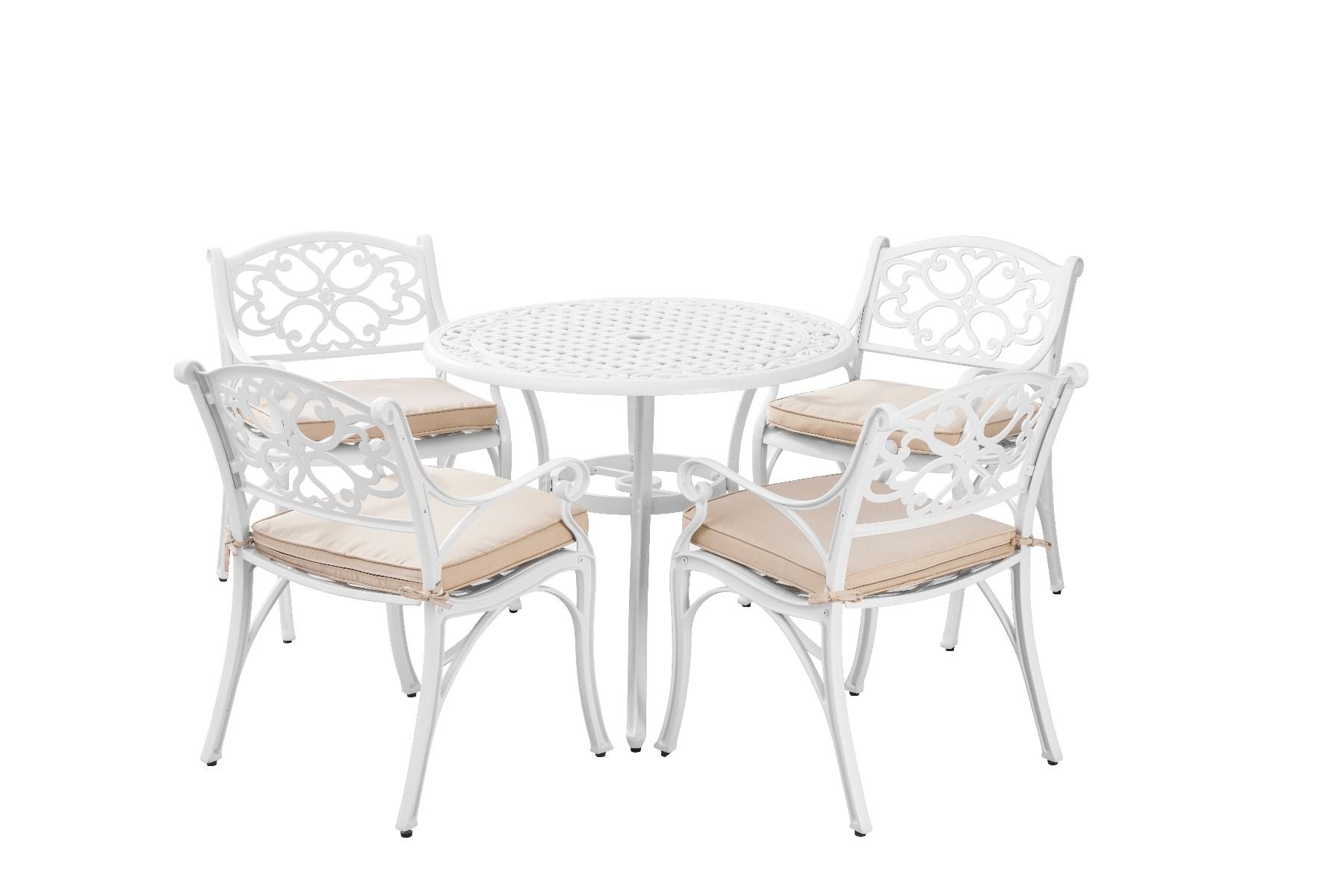 Marco Aluminium 5 Pce Setting(CAT-090 white + 2x CAC-042 white) 3