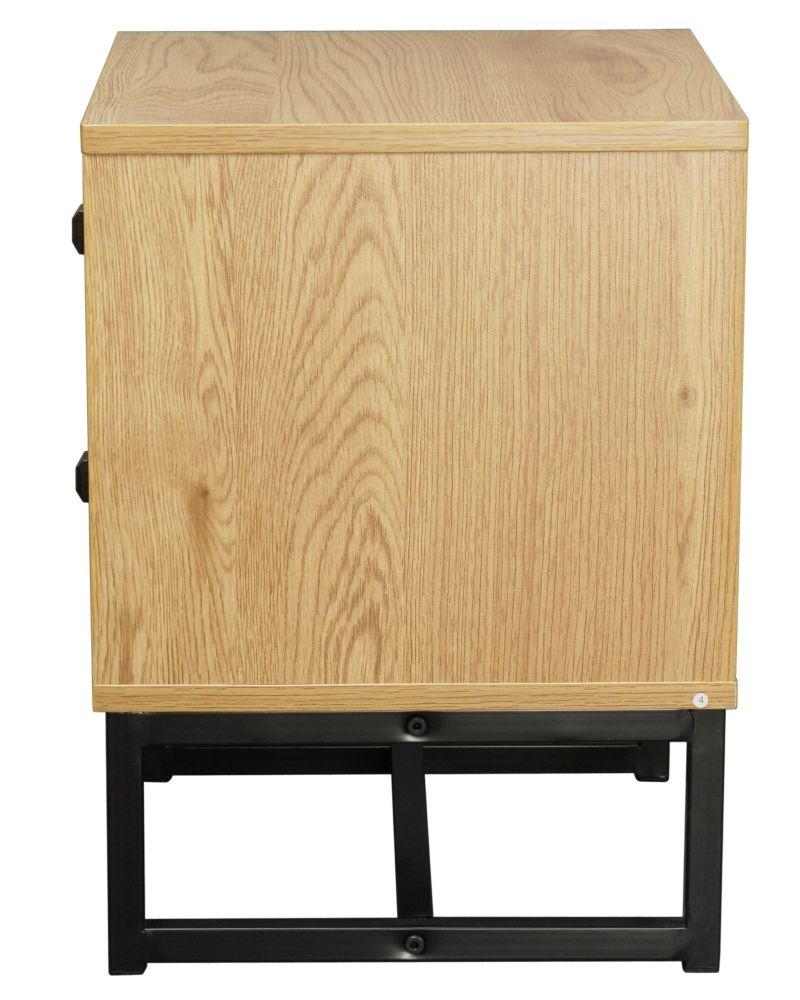 Malaga 2 Drawer Bedside Table 3