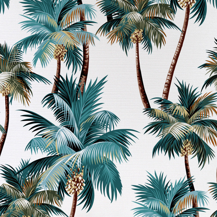 Cushion Cover-With Piping-Palm Trees White-35cm x 50cm 6