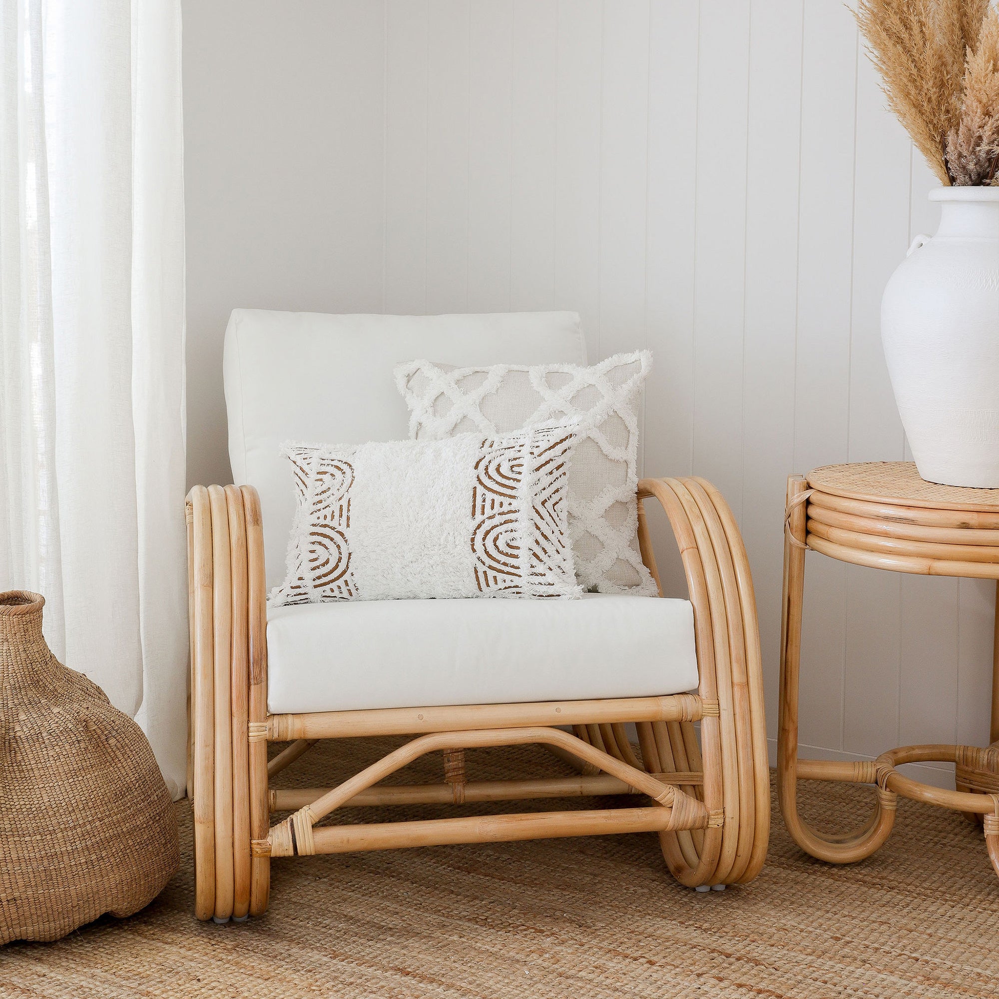 Cushion Cover-Boho Textured Single Sided-Africa-30cm x 50cm 3