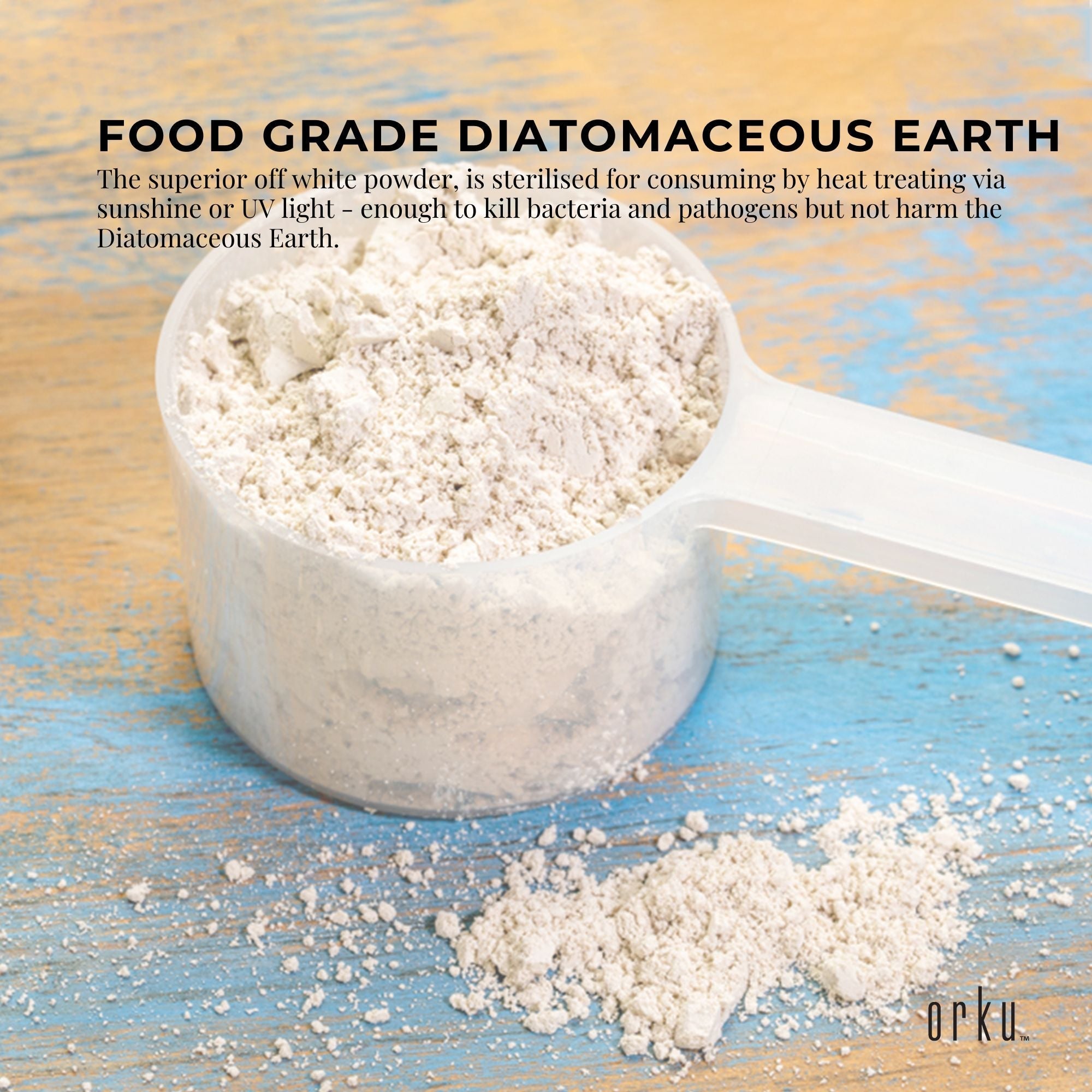 2Kg Organic Fine Diatomaceous Earth - Food Grade Fossil Shell Flour Powder 6