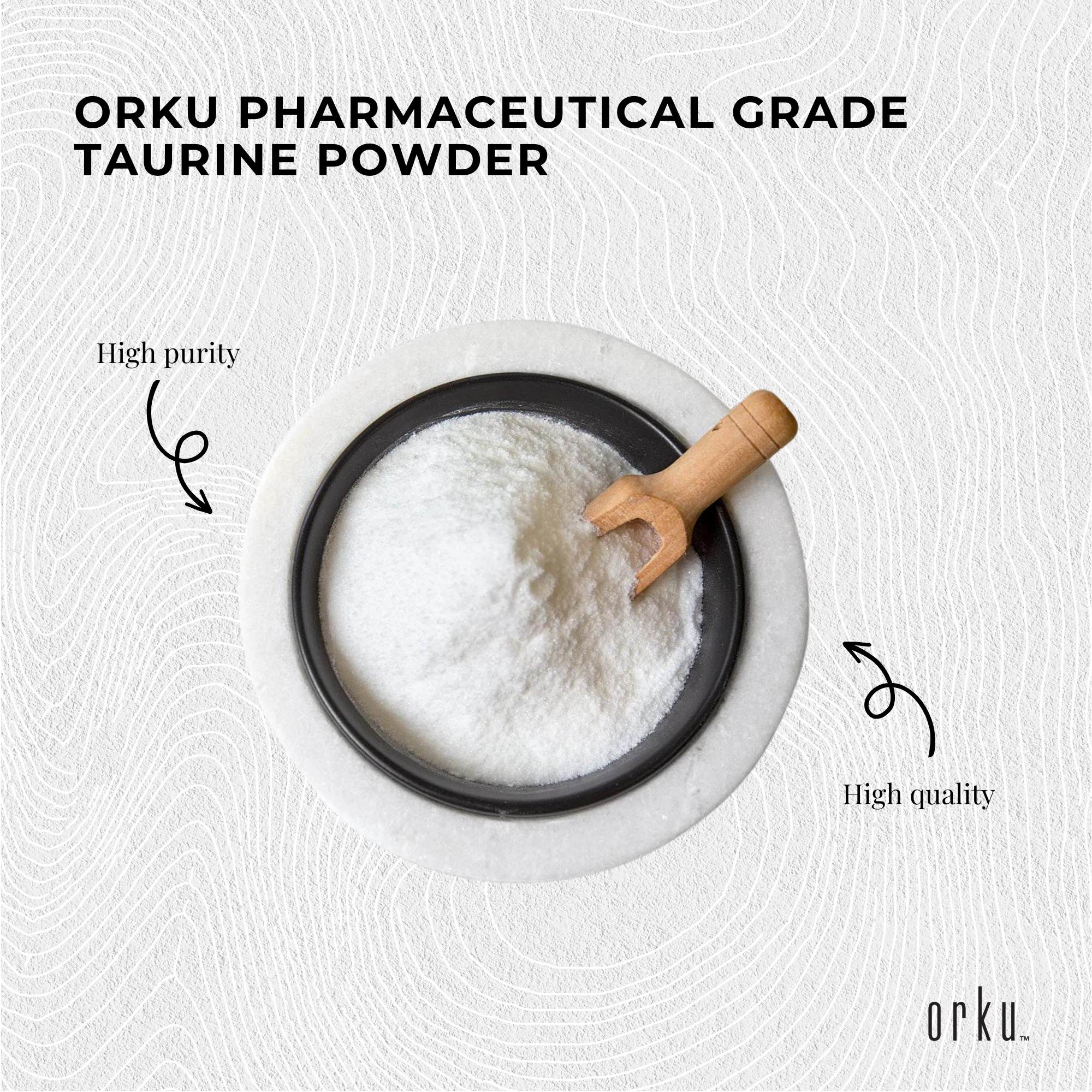 50g Taurine Powder - Pure Amino Acid Food Grade L-Taurine Vitamin Supplement 5