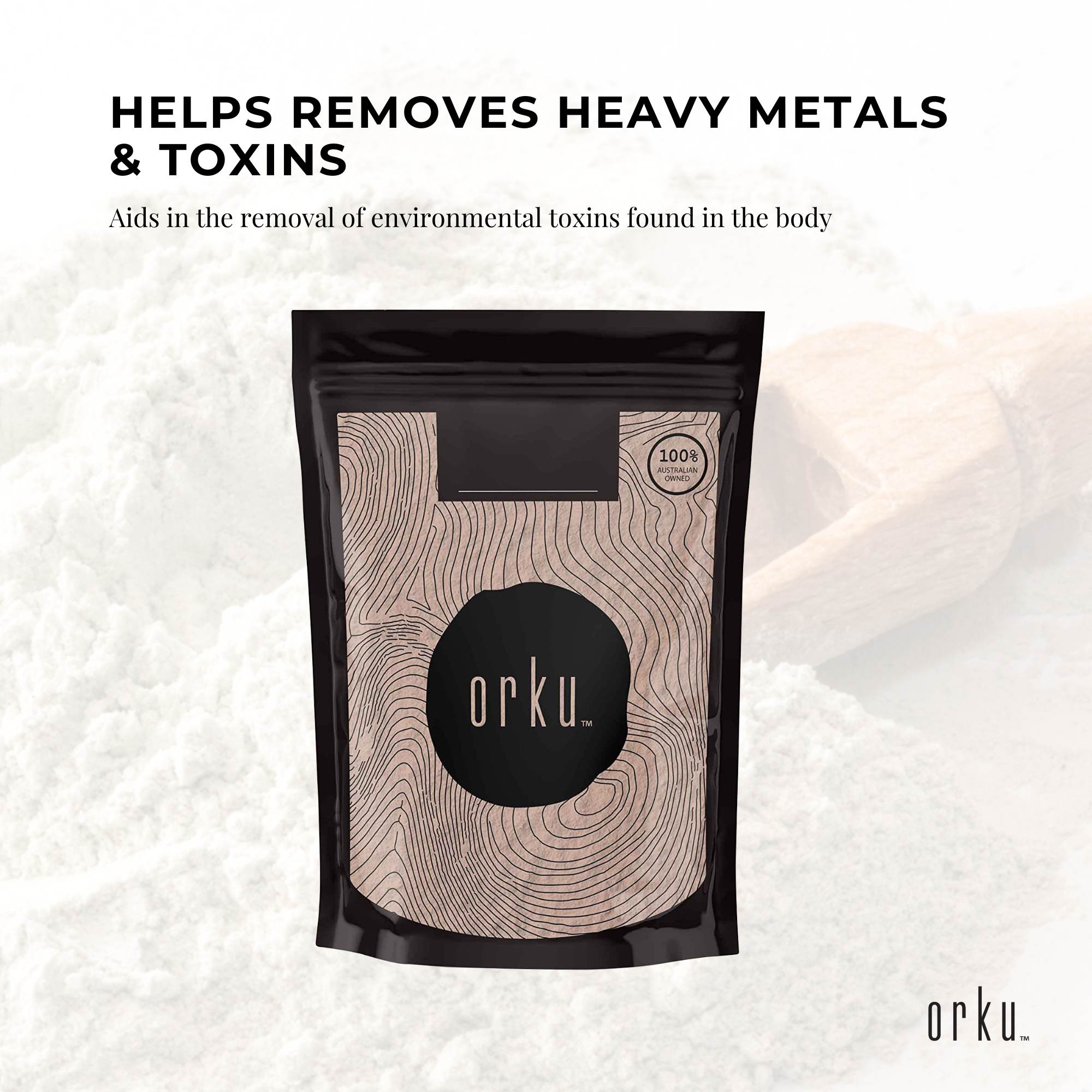 50g Pure Micronised Zeolite Powder Mineral - Micronized Volcamin Clinoptilolite 8