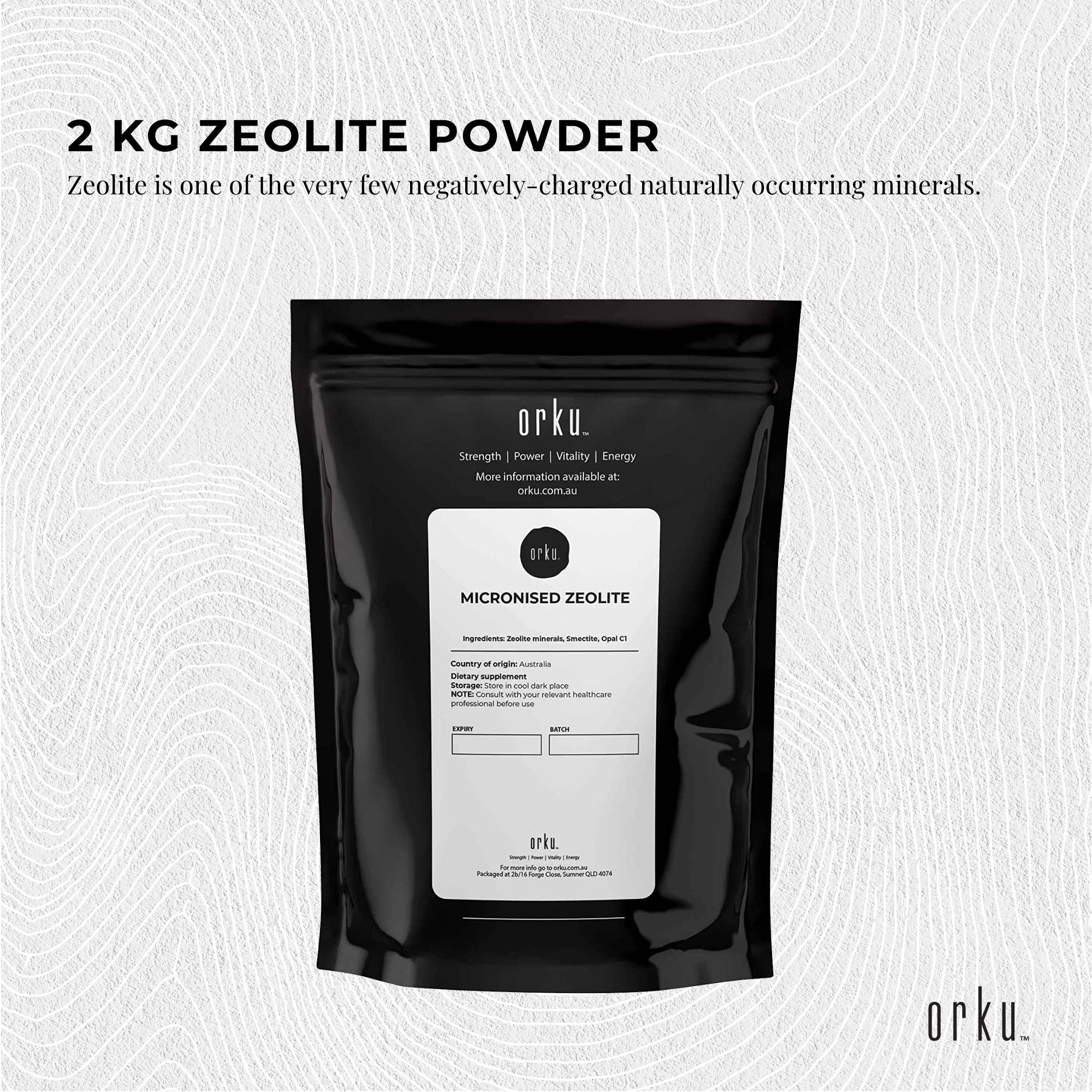 1Kg Pure Micronised Zeolite Powder Mineral - Micronized Volcamin Clinoptilolite 4