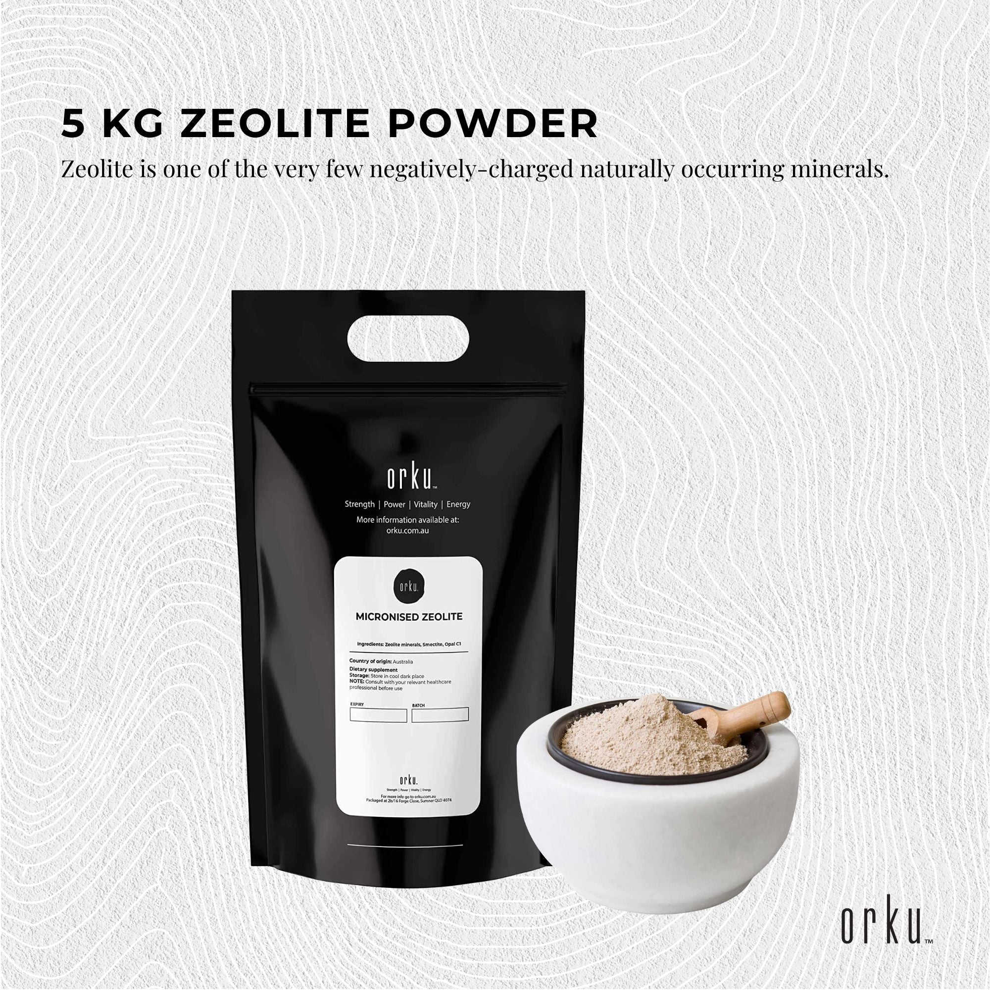 20Kg Pure Micronised Zeolite Powder Mineral - Micronized Volcamin 4