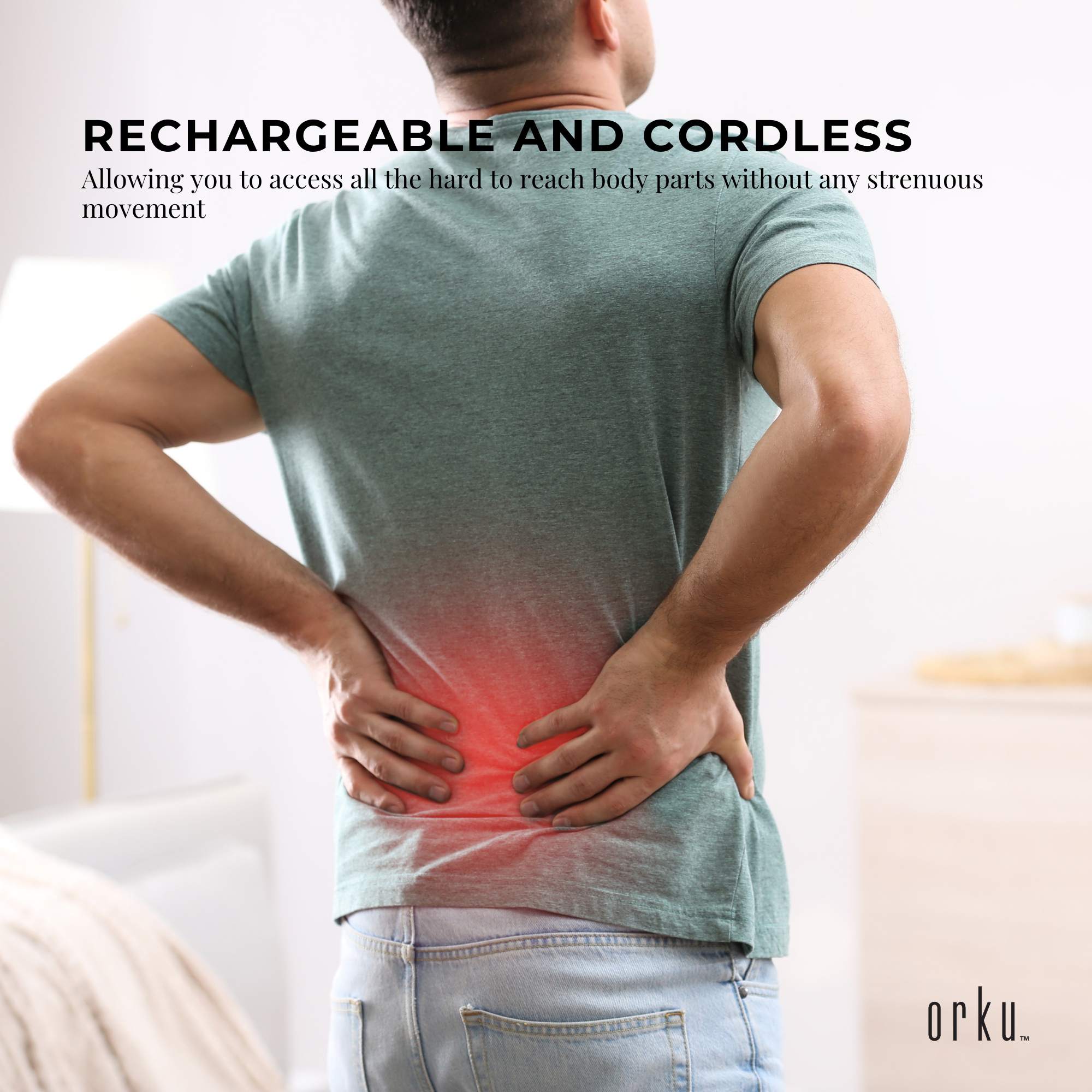 Rechargeable Body Hammer Massager - Handheld Portable Cordless Electric Massage 4