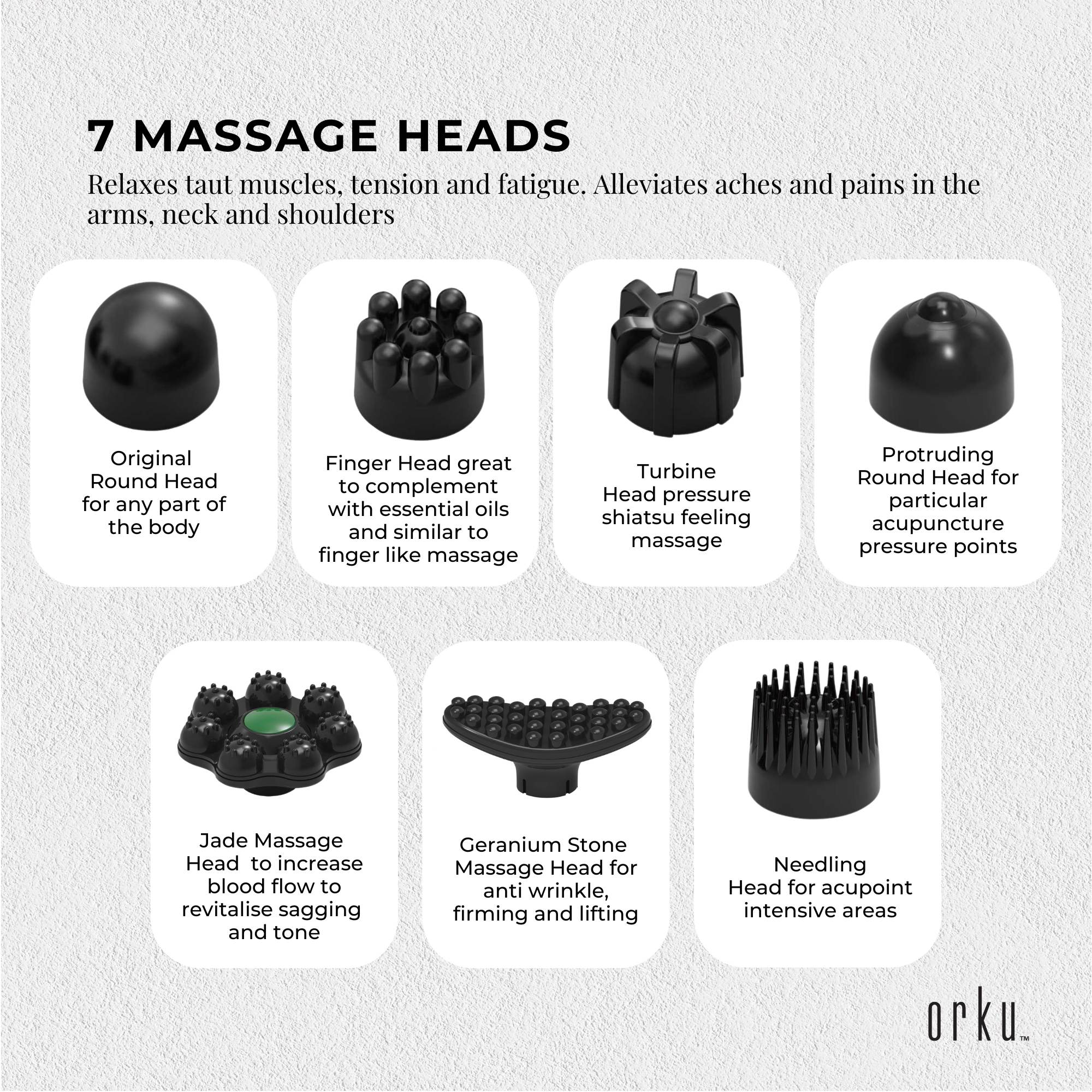 Rechargeable Body Hammer Massager - Handheld Portable Cordless Electric Massage 5