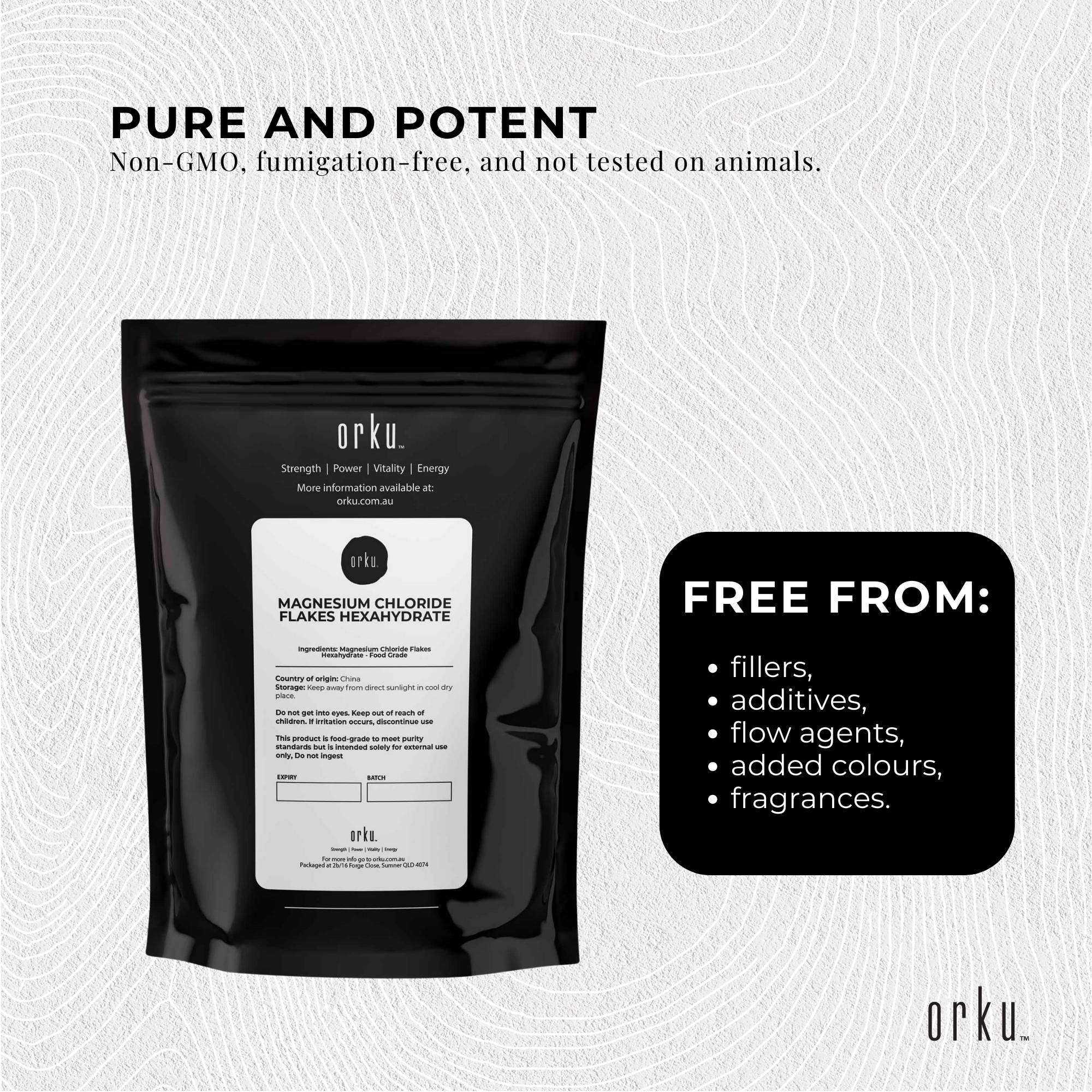 2Kg Magnesium Chloride Flakes Hexahydrate - Organic USP Food Grade Bath Salt 3