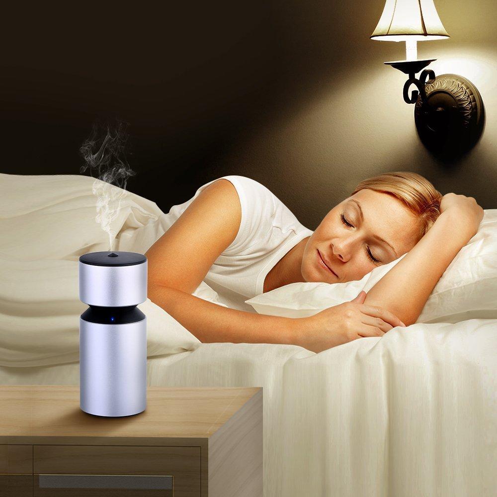 Essential Oil Car Diffuser USB Rechargeable - Aromatherapy Waterless Nebulizer 5