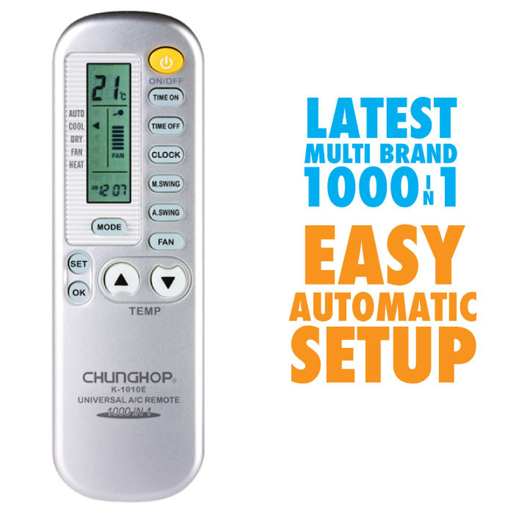 Chunghop AC Remote Control Air Conditioner Compatible with OLYMPUS and More 3