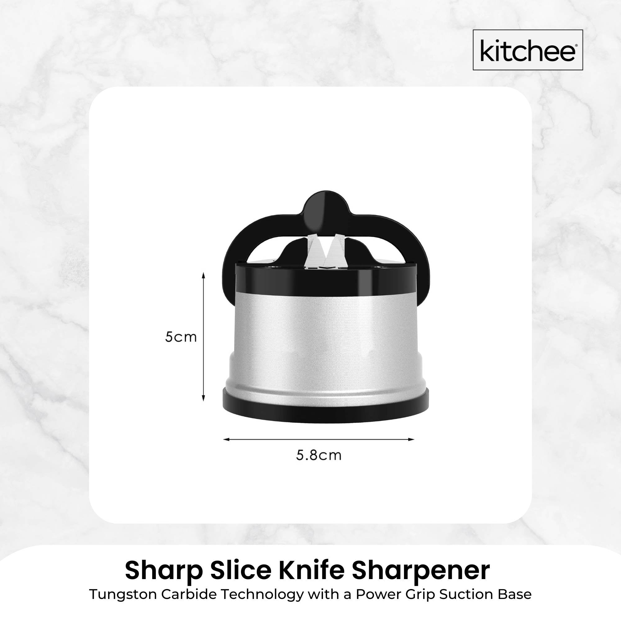 3x Kitchen Knife Sharpener Suction Grip Knives Blades Scissors Sharpening Tools 3