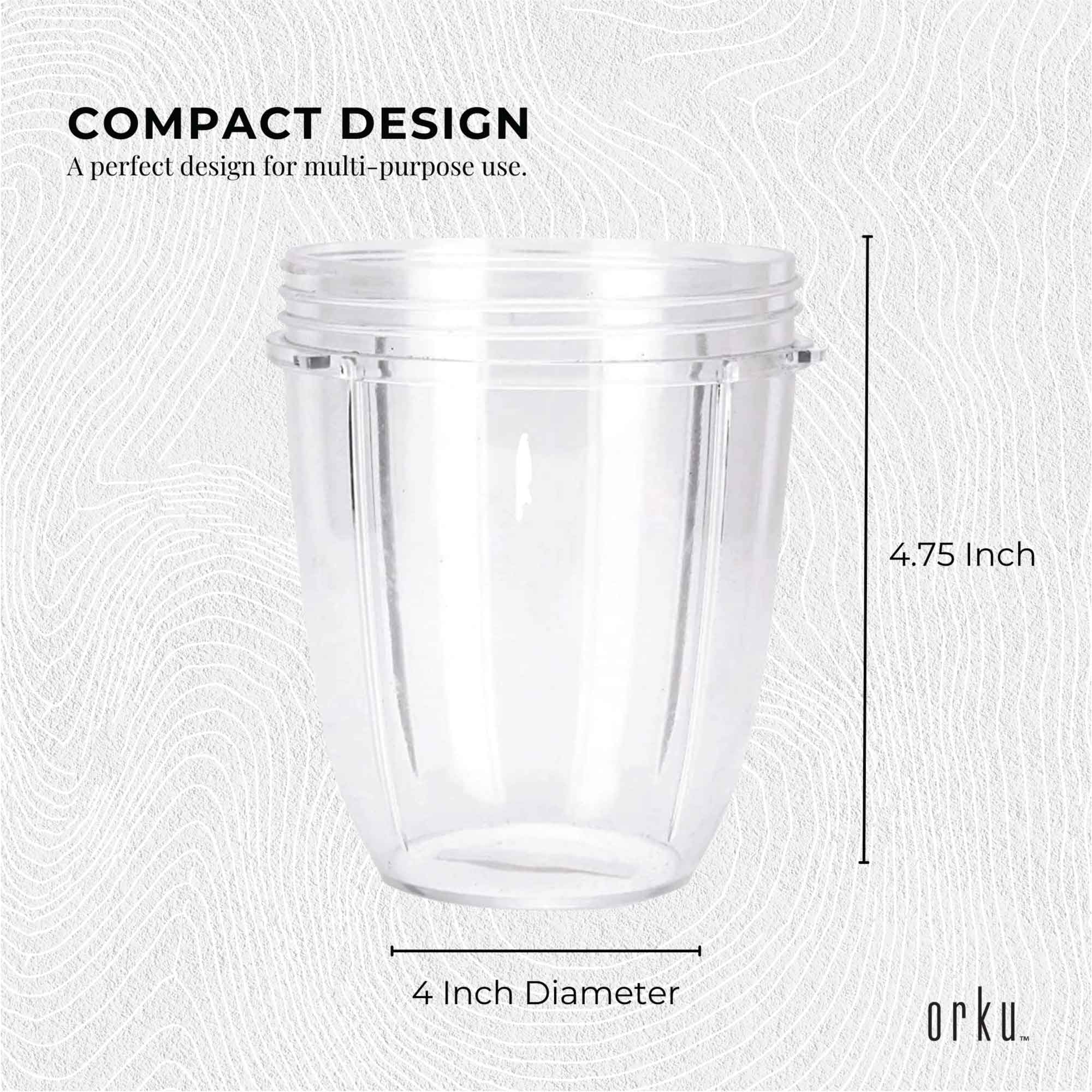 For Nutribullet Small Short Little 18 Oz Cup - For 600W + 900W Model Replacement 3