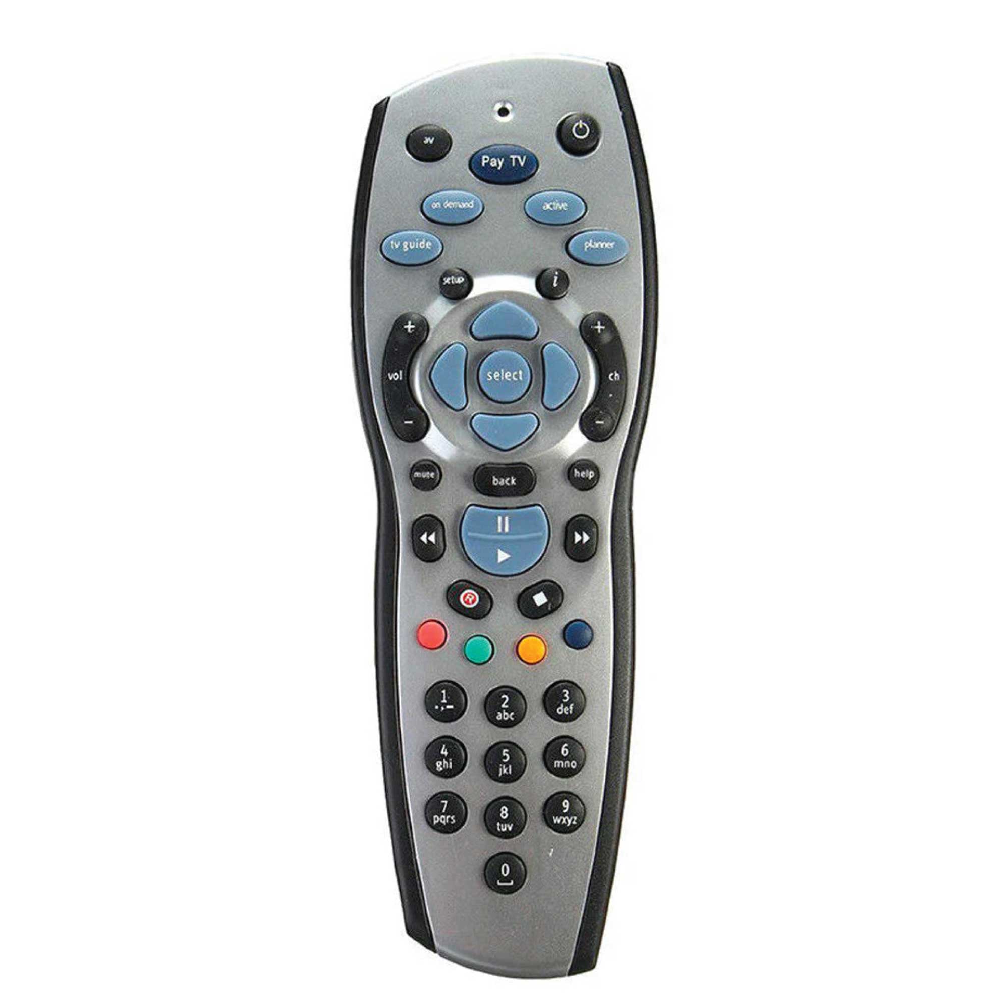 2x Tooleroo PayTV Remote Control Compatible with Foxtel MYSTAR SKY NZ  -  Silver 3