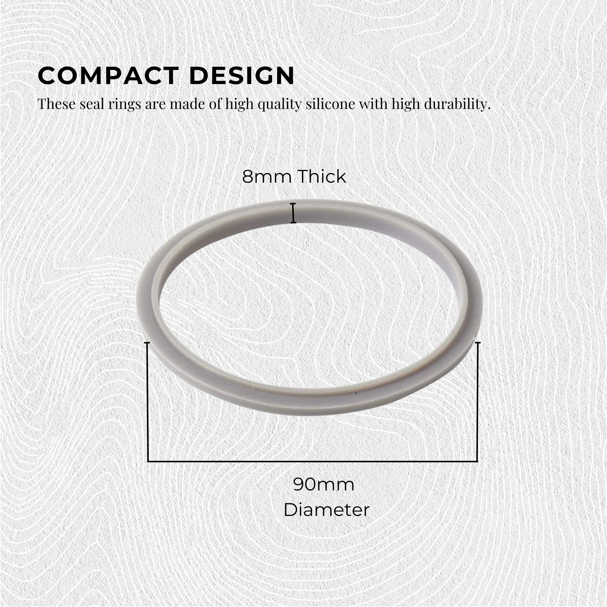 3x For Nutribullet Gasket Seals Grey Ring For 900W - Most 600W 1200W Blade 3