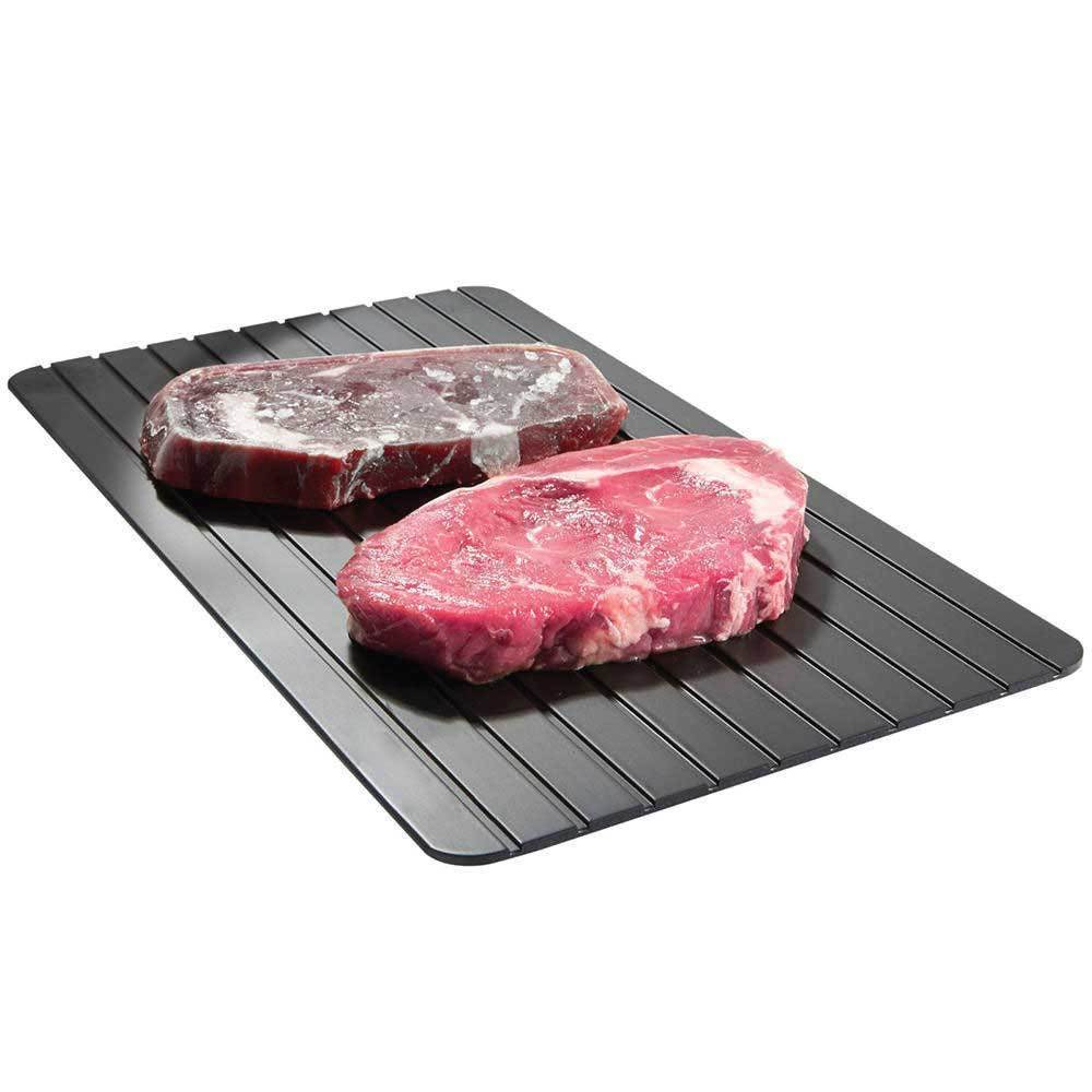 Defrost Express Defrosting Meat Tray - Miracle Aluminium Thawing Plate Board Mat 4