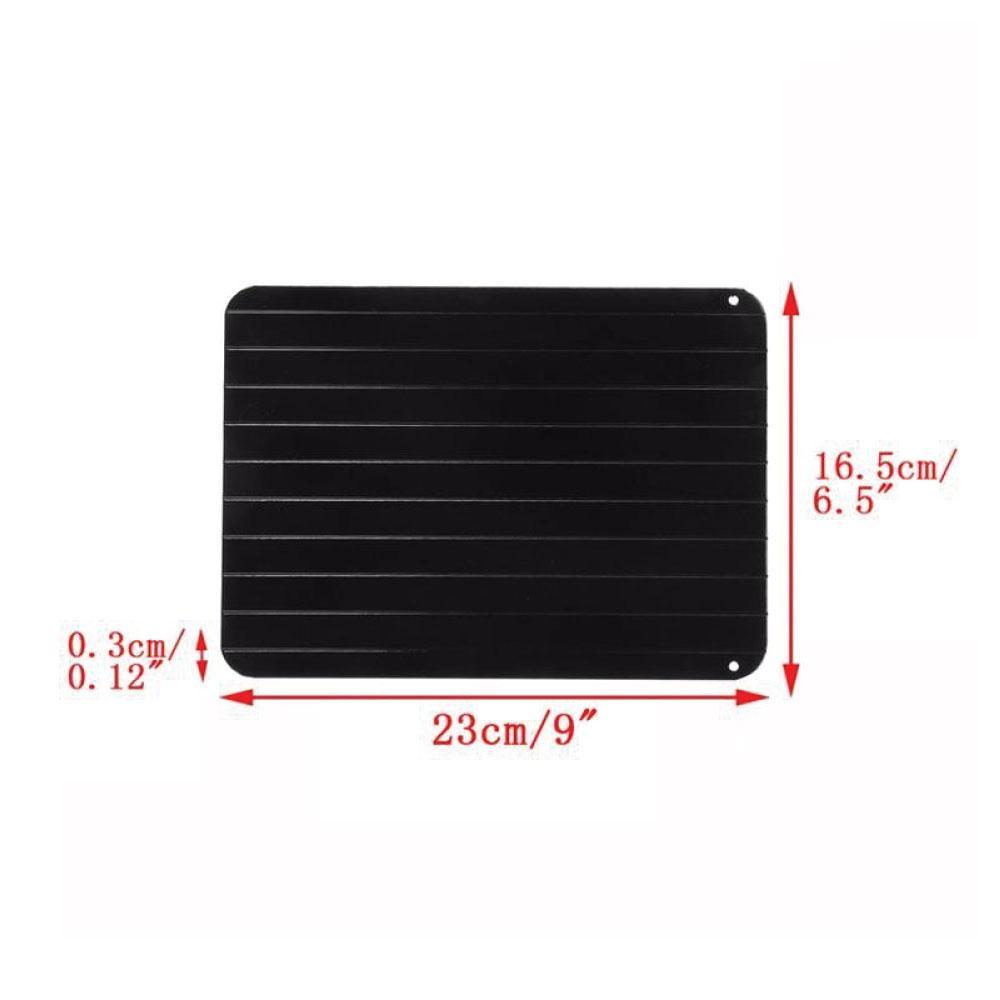 Defrost Express Defrosting Meat Tray - Miracle Aluminium Thawing Plate Board Mat 5
