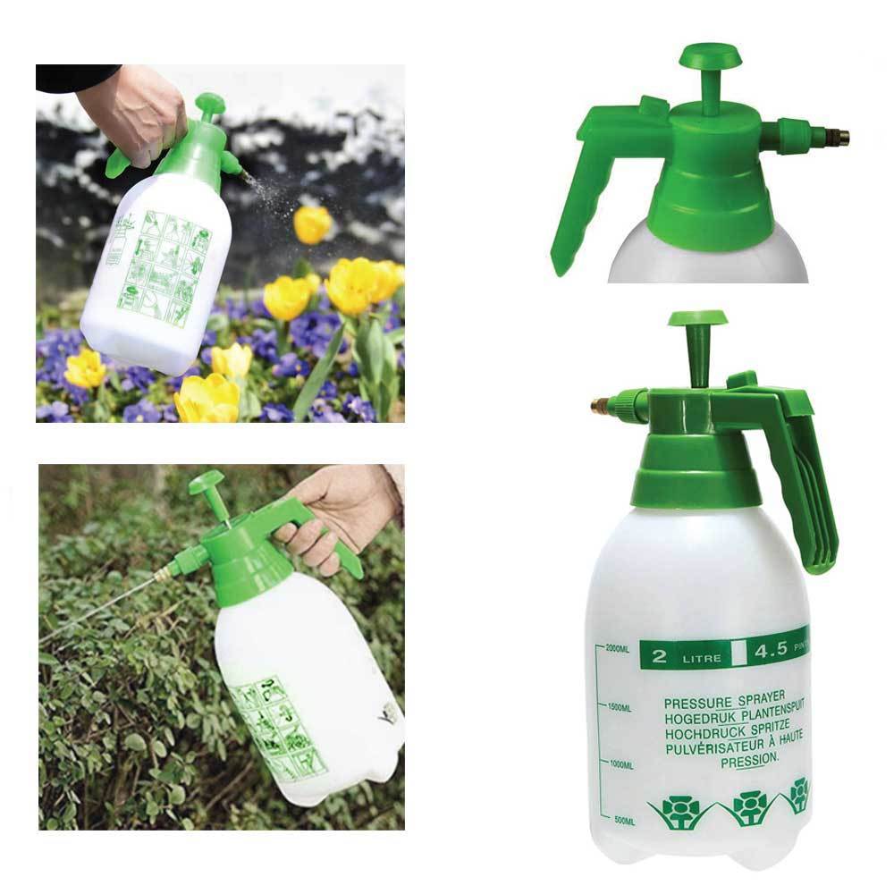 2L Hand Held Pressure Sprayer - Plastic Garden Pump For Liquids - Portable Bottle 5