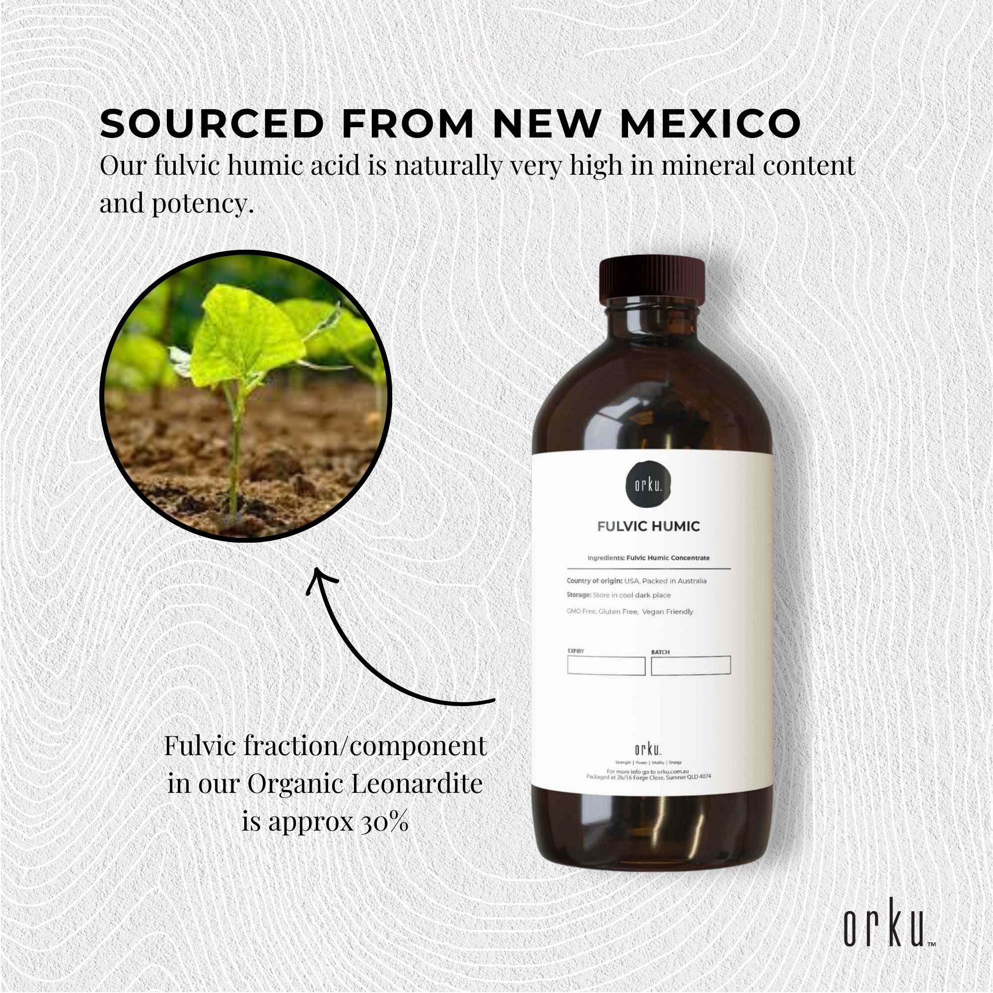 500ml Fulvic Humic Concentrate Liquid FHC 3