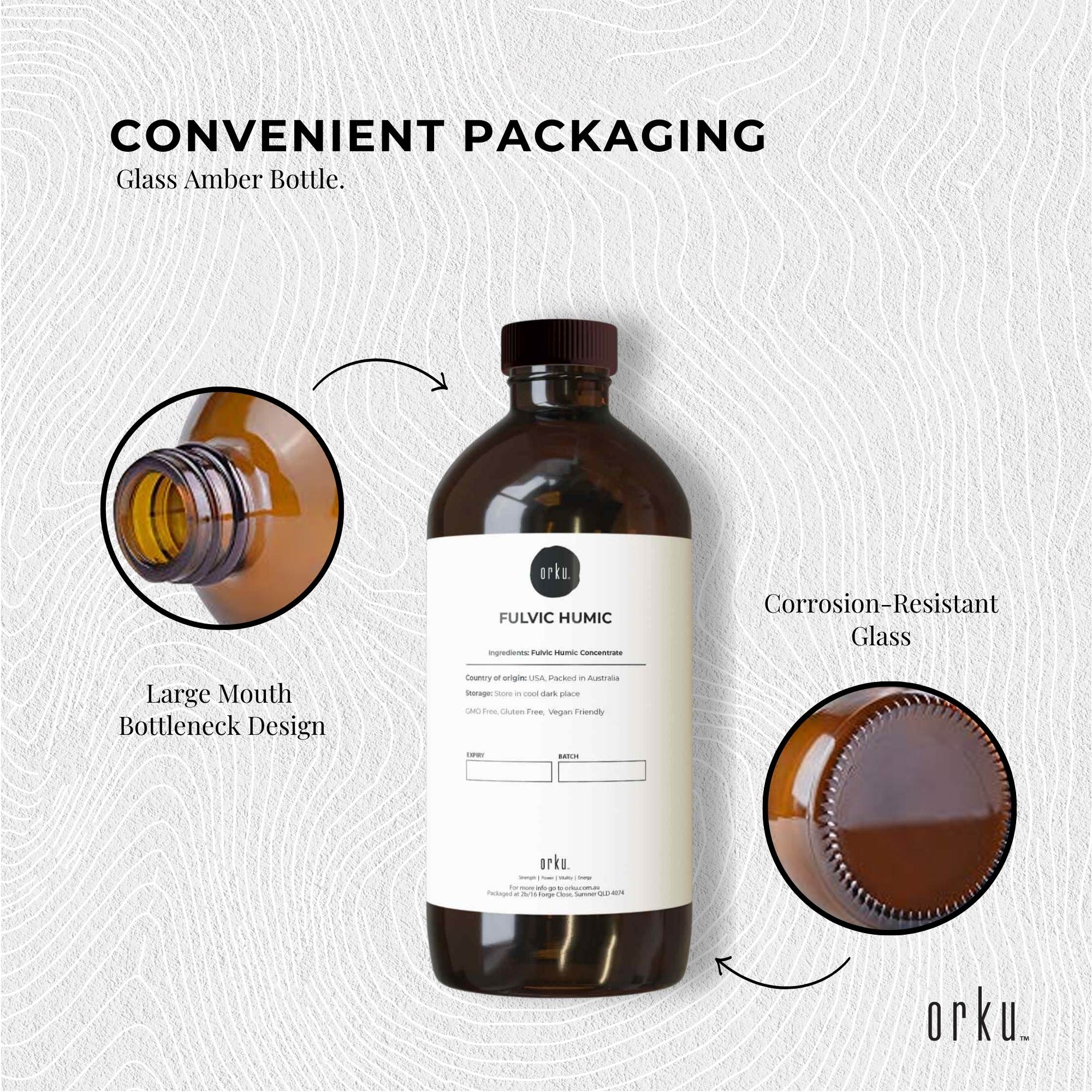 500ml Fulvic Humic Concentrate Liquid FHC 5