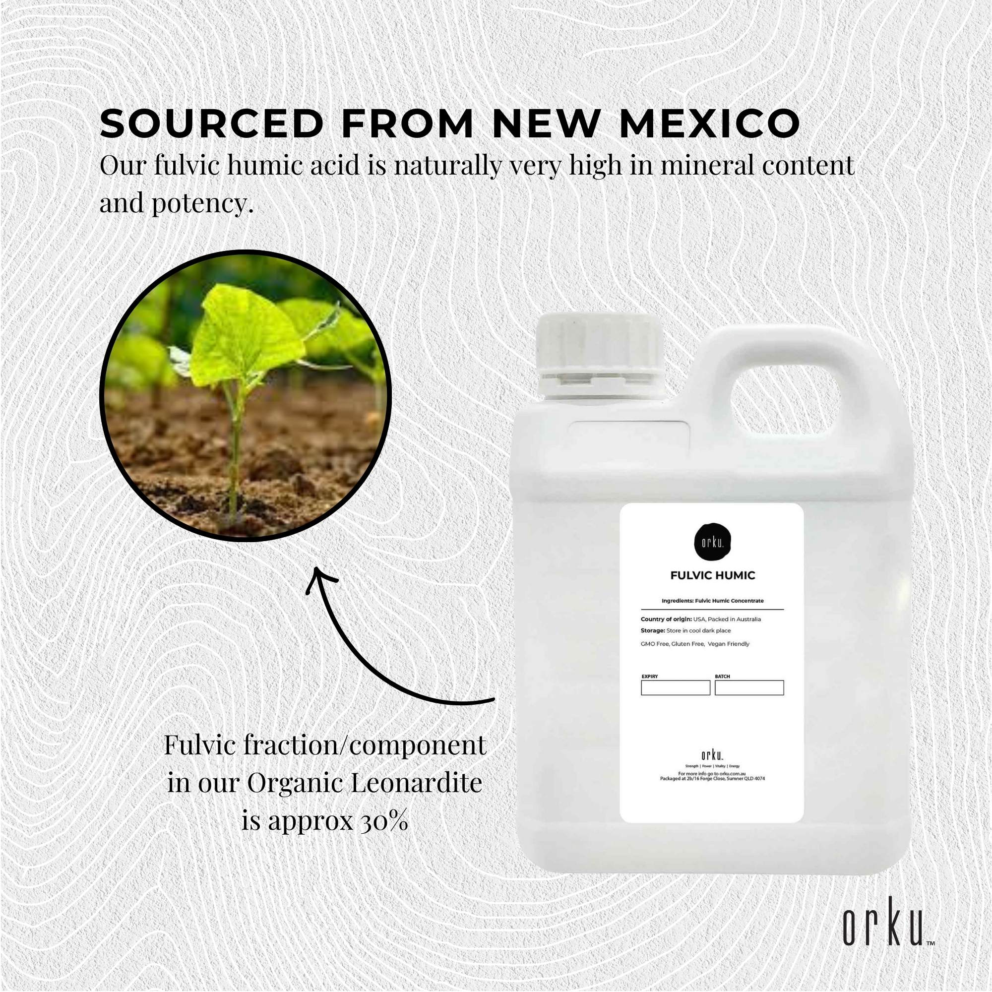 1L Fulvic Humic Concentrate Liquid FHC 3