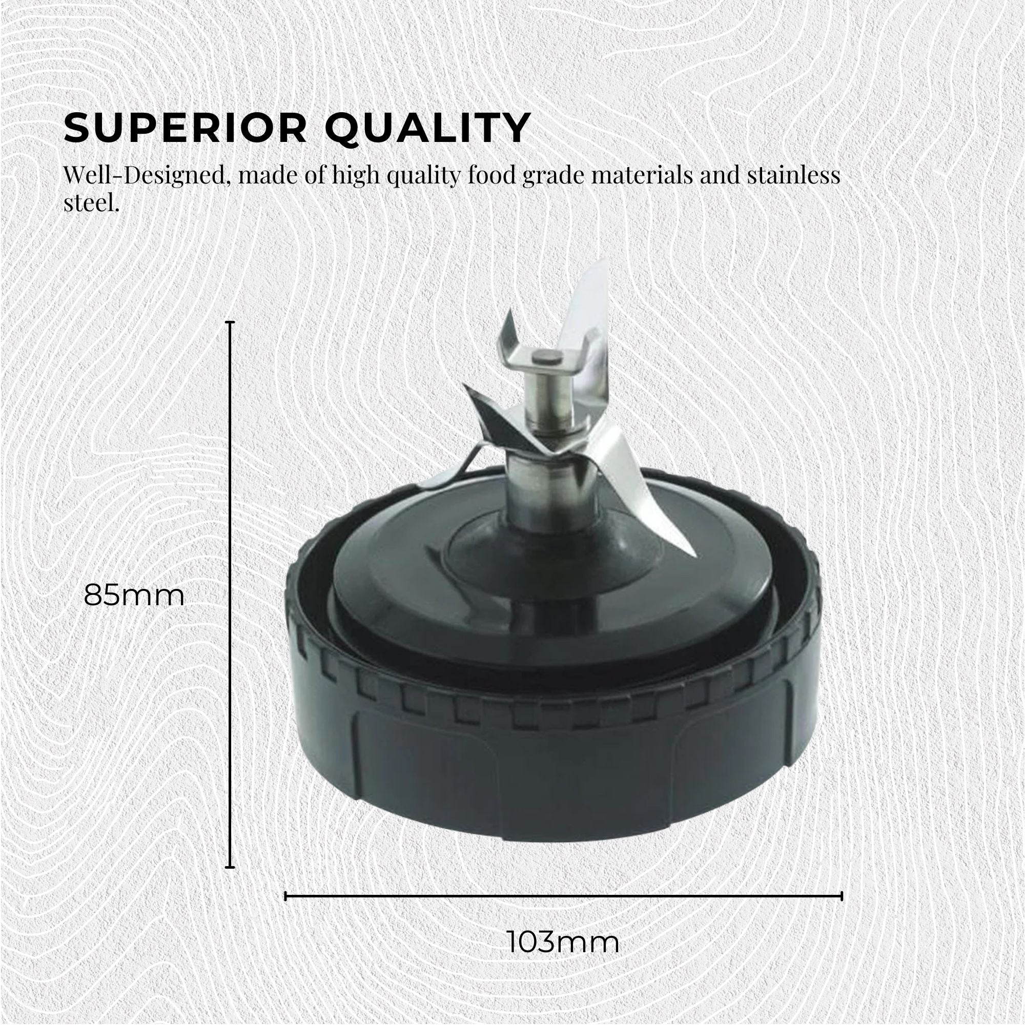 For Nutri Ninja Extractor Blade - 7 Fin Connection Replacement Blender Parts 6