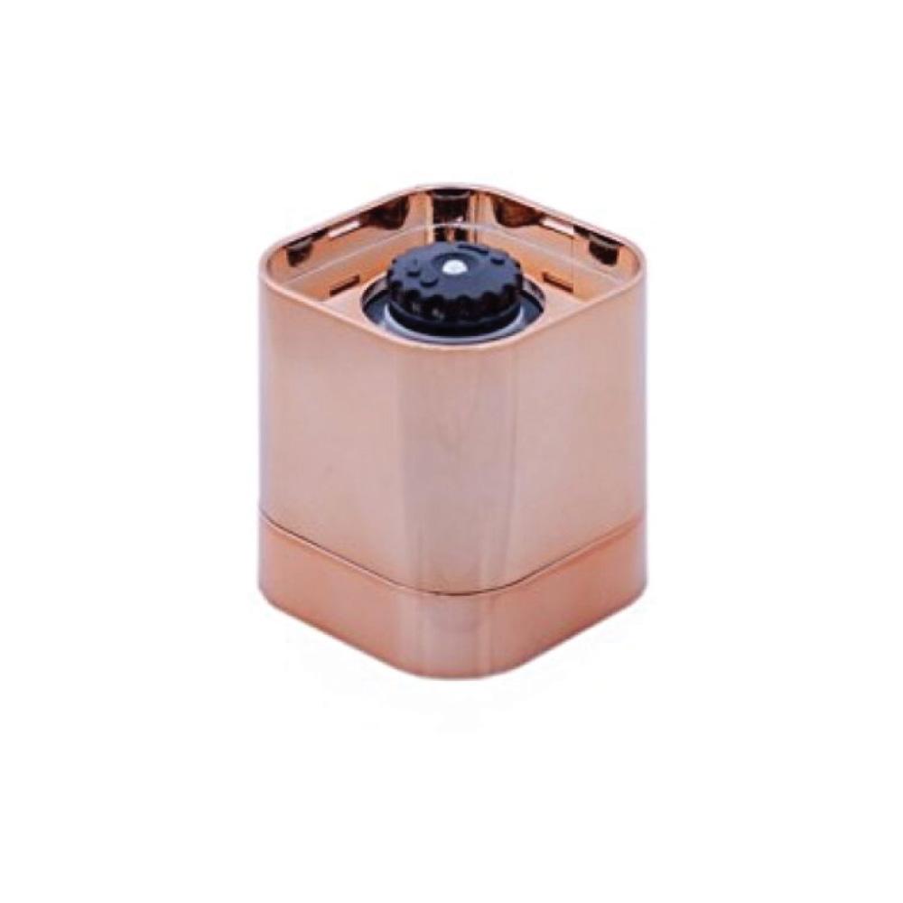 Orku Single Salt or Pepper Grinder 180ml – Glass Manual Mill with Rose Gold Lid 6