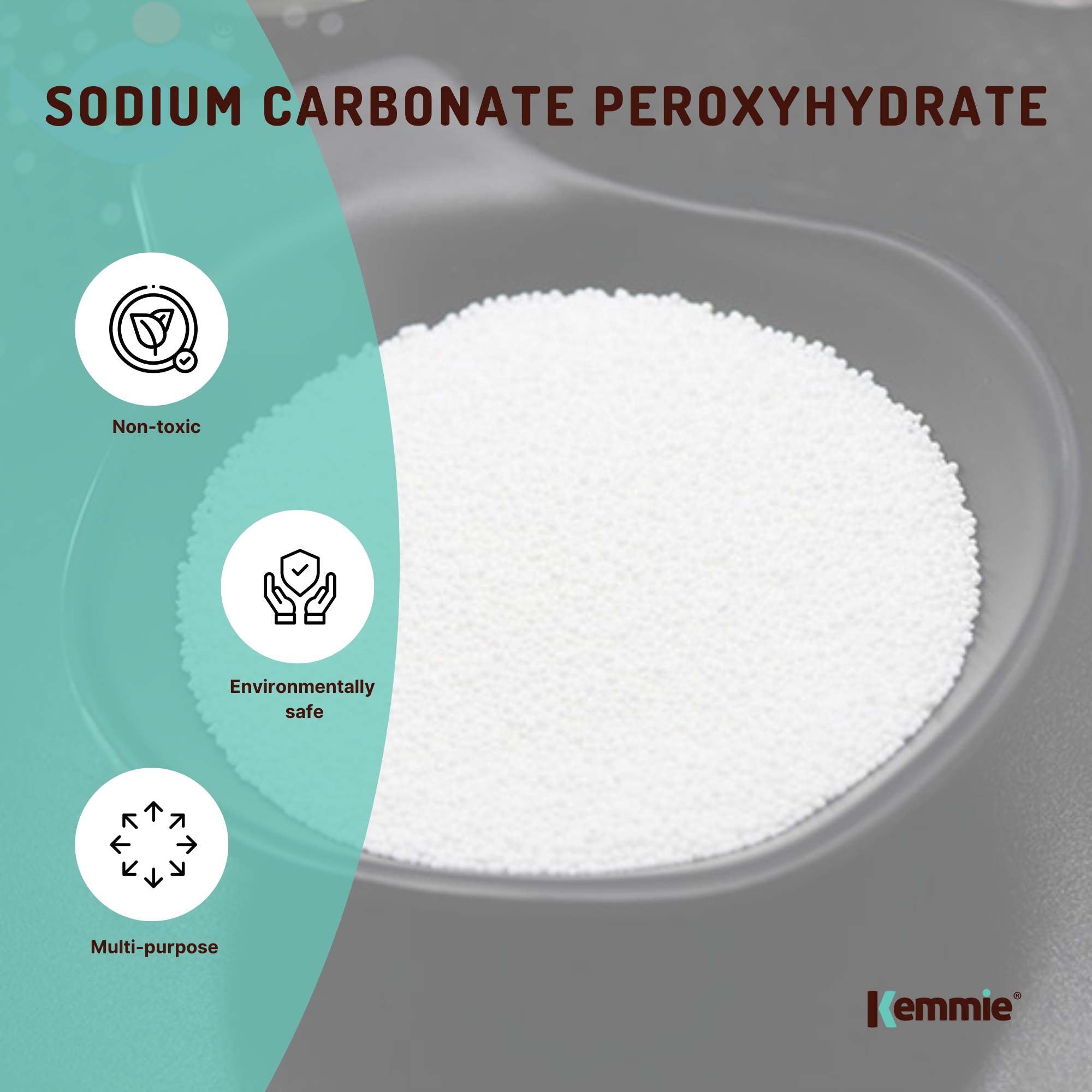 1.3Kg Sodium Percarbonate Tub - Eco Laundry Cleaner Brew Sanitiser Oxygen Bleach 3