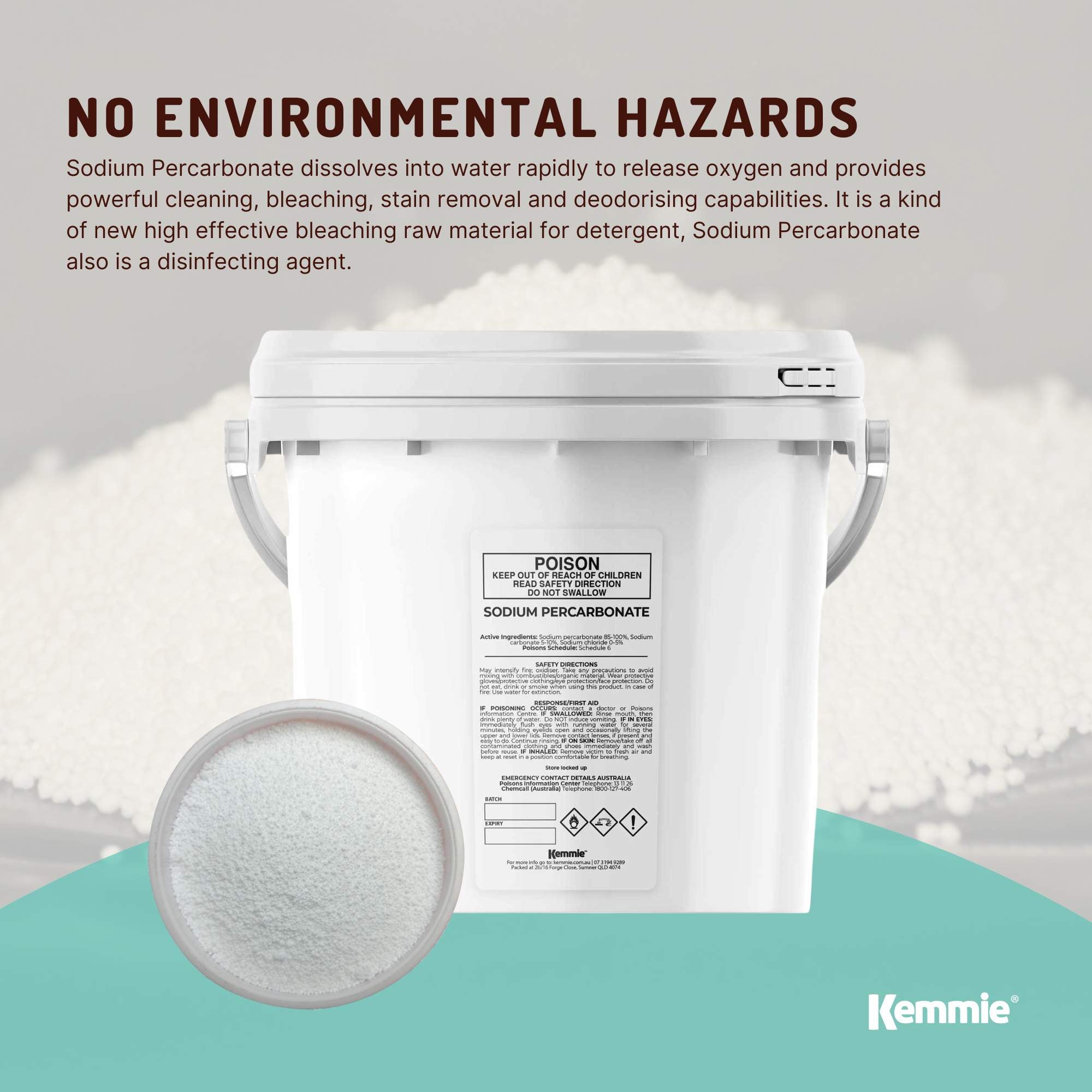 5Kg Sodium Percarbonate Tub - Eco Laundry Cleaner Brew Sanitiser Oxygen Bleach 4