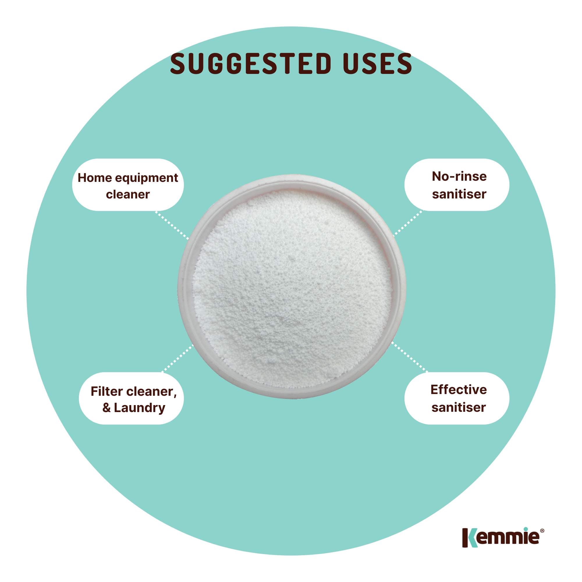 5Kg Sodium Percarbonate Tub - Eco Laundry Cleaner Brew Sanitiser Oxygen Bleach 7