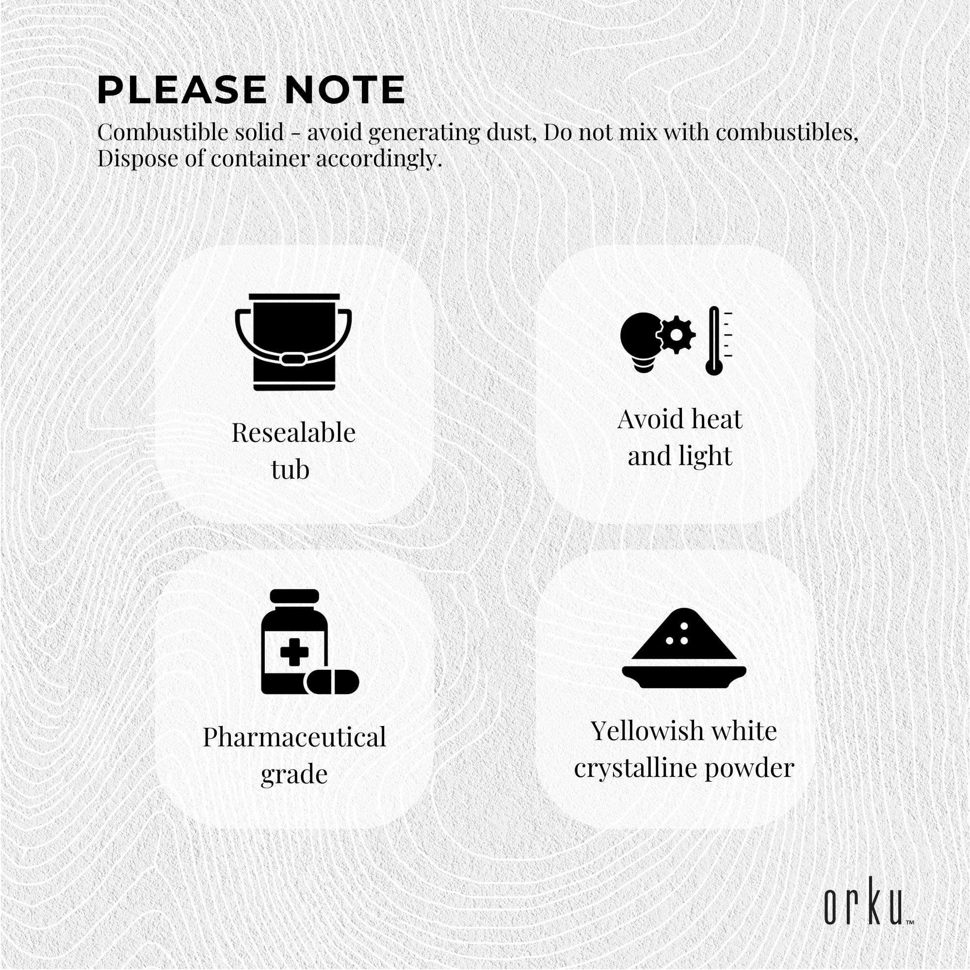 5Kg Sodium Ascorbate Powder Tub - Vitamin C Buffered Pharmaceutical Ascorbic Acid 7