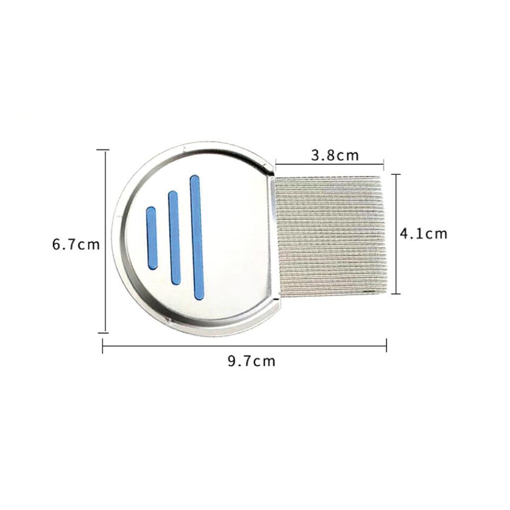 Head Lice Hair Comb - Stainless Steel - Nits Egg Flea Removal 3