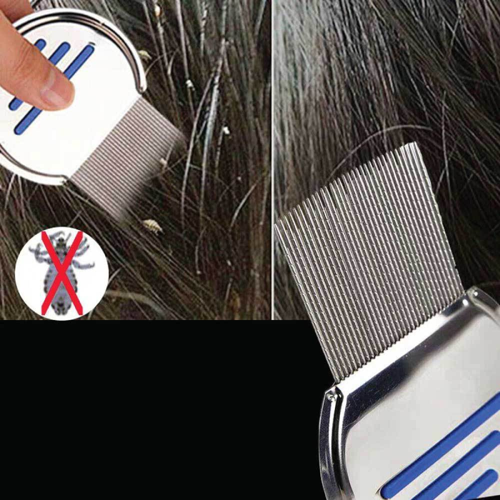 Head Lice Hair Comb - Stainless Steel - Nits Egg Flea Removal 5