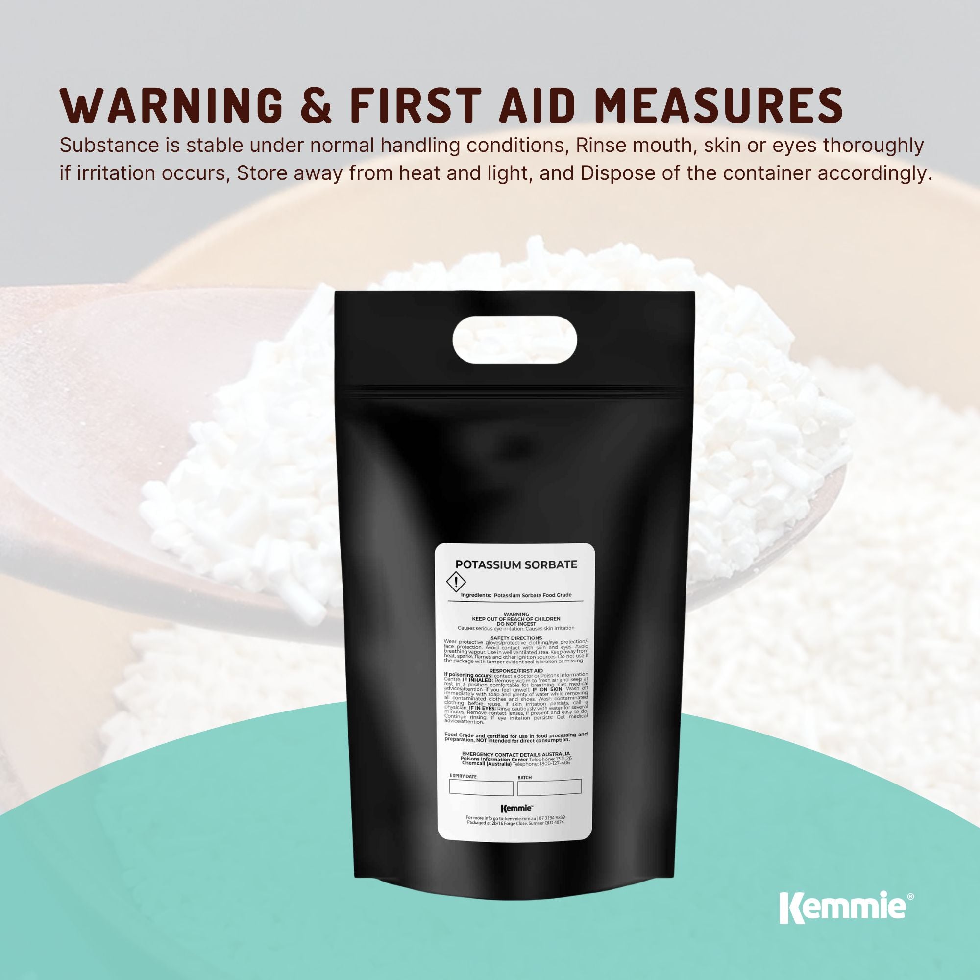 5Kg Potassium Sorbate Granules Food Grade Preservative Cosmetics Brew Skin E202 5