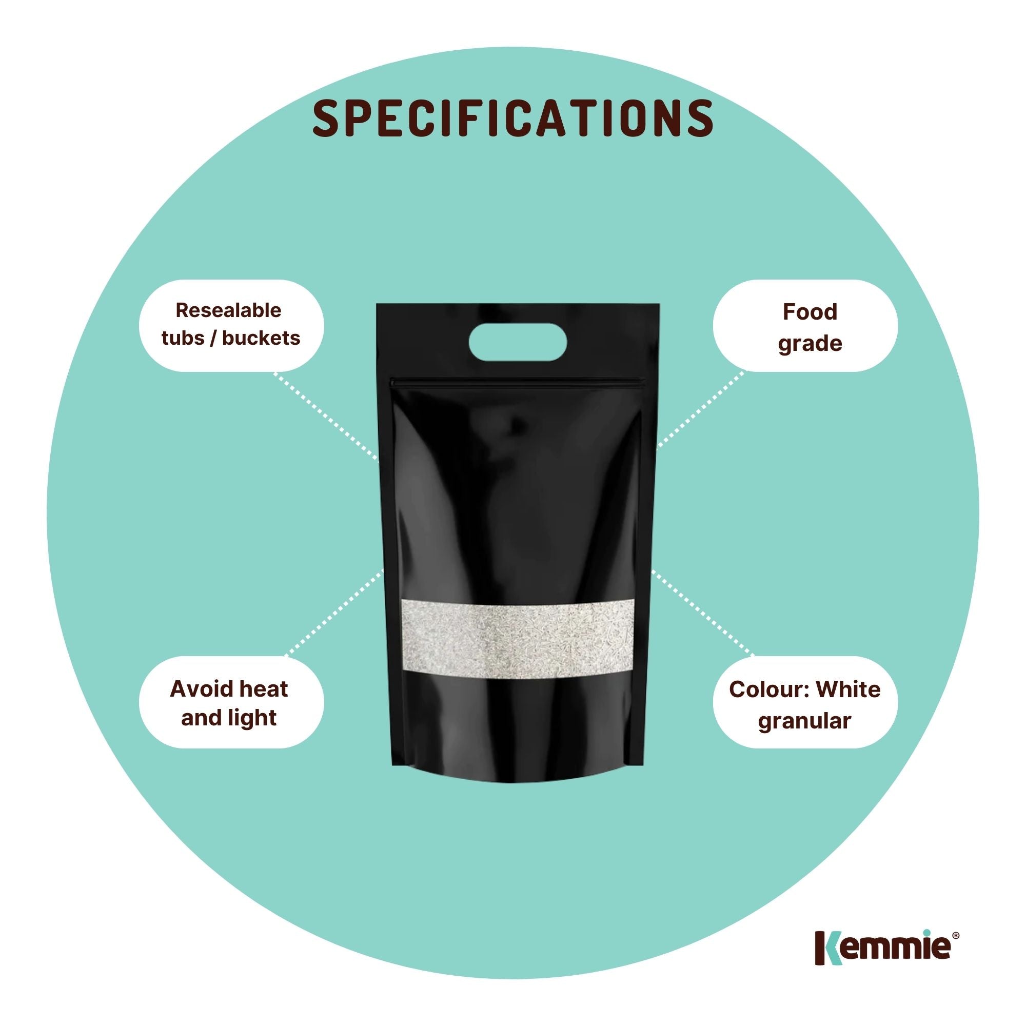 Bulk 20Kg Potassium Sorbate Granules Food Grade Preservative Cosmetics Brew Skin 8