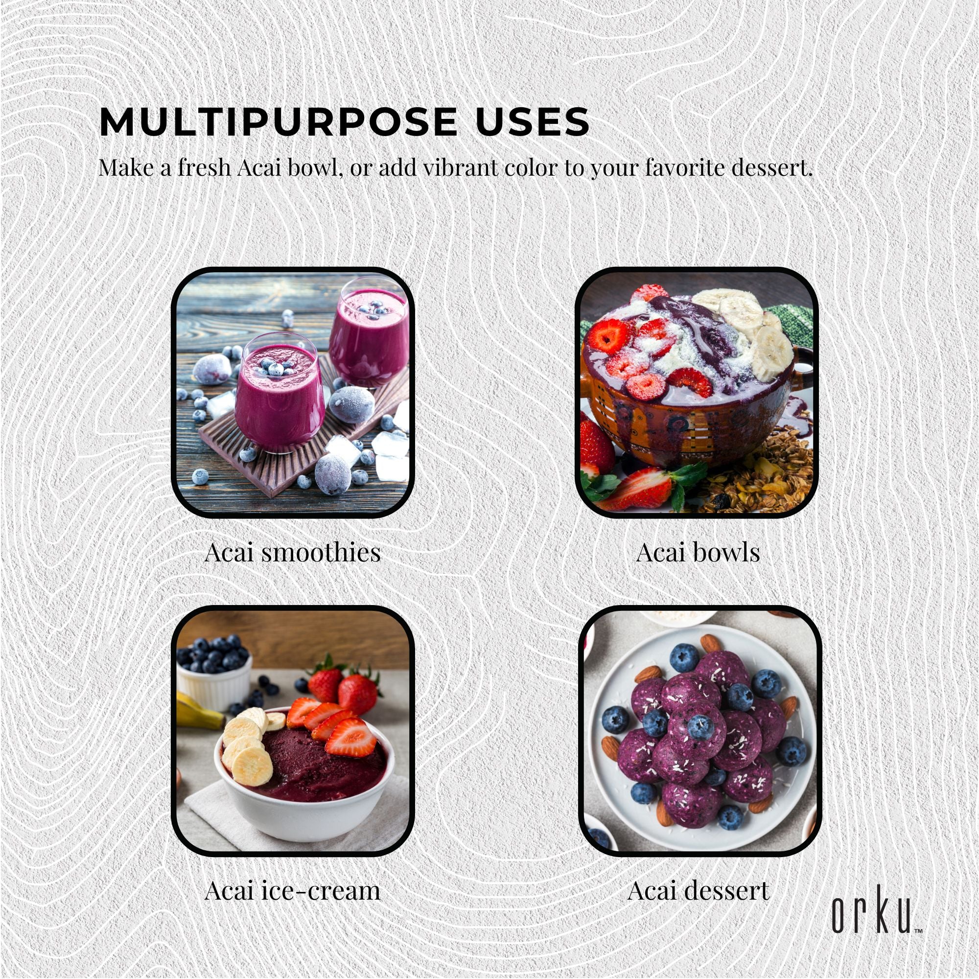 700g Acai Powder Bucket 100% Organic - Superfood Amazon Berries 6