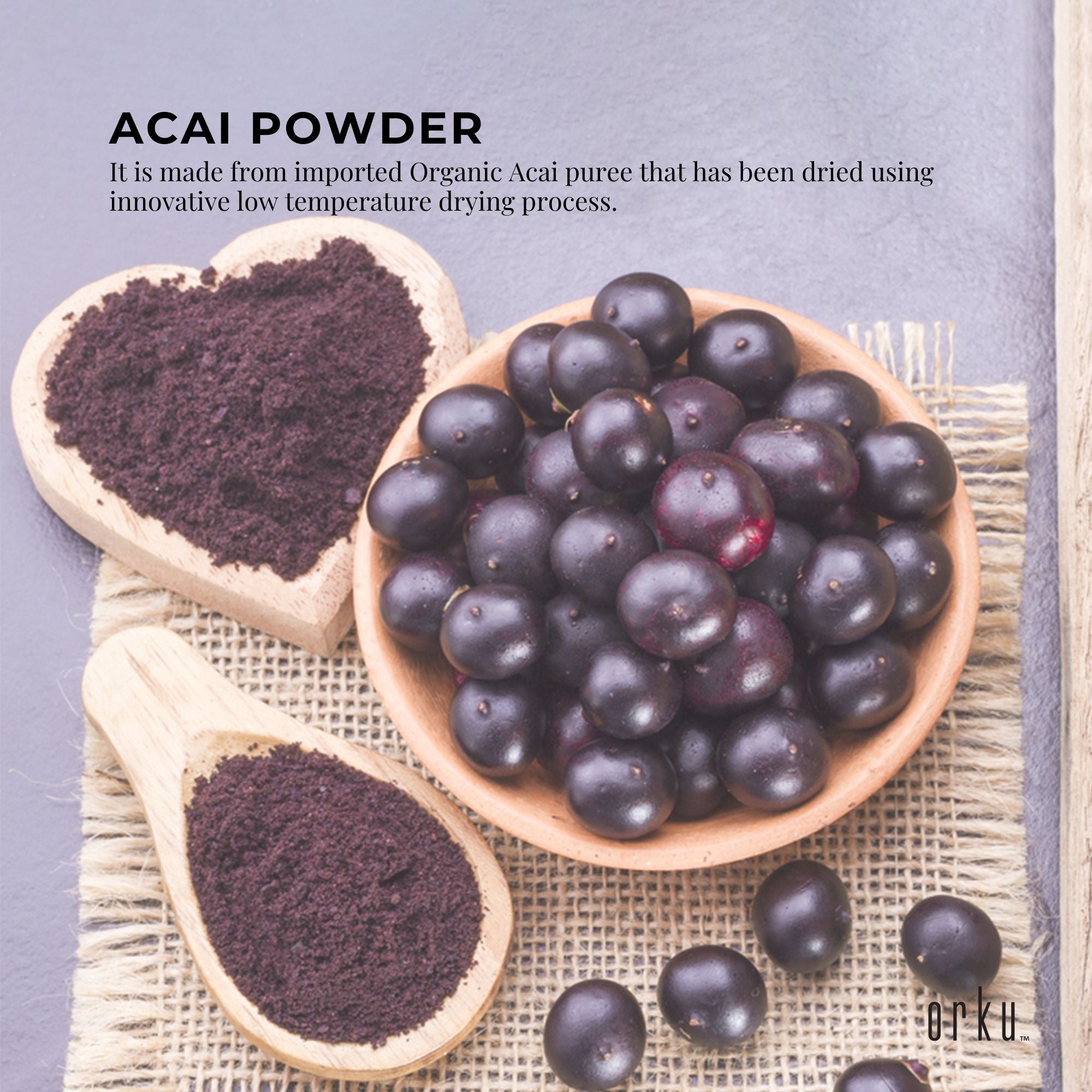 2Kg Acai Powder 100% Organic - Superfood Amazon Berries 8