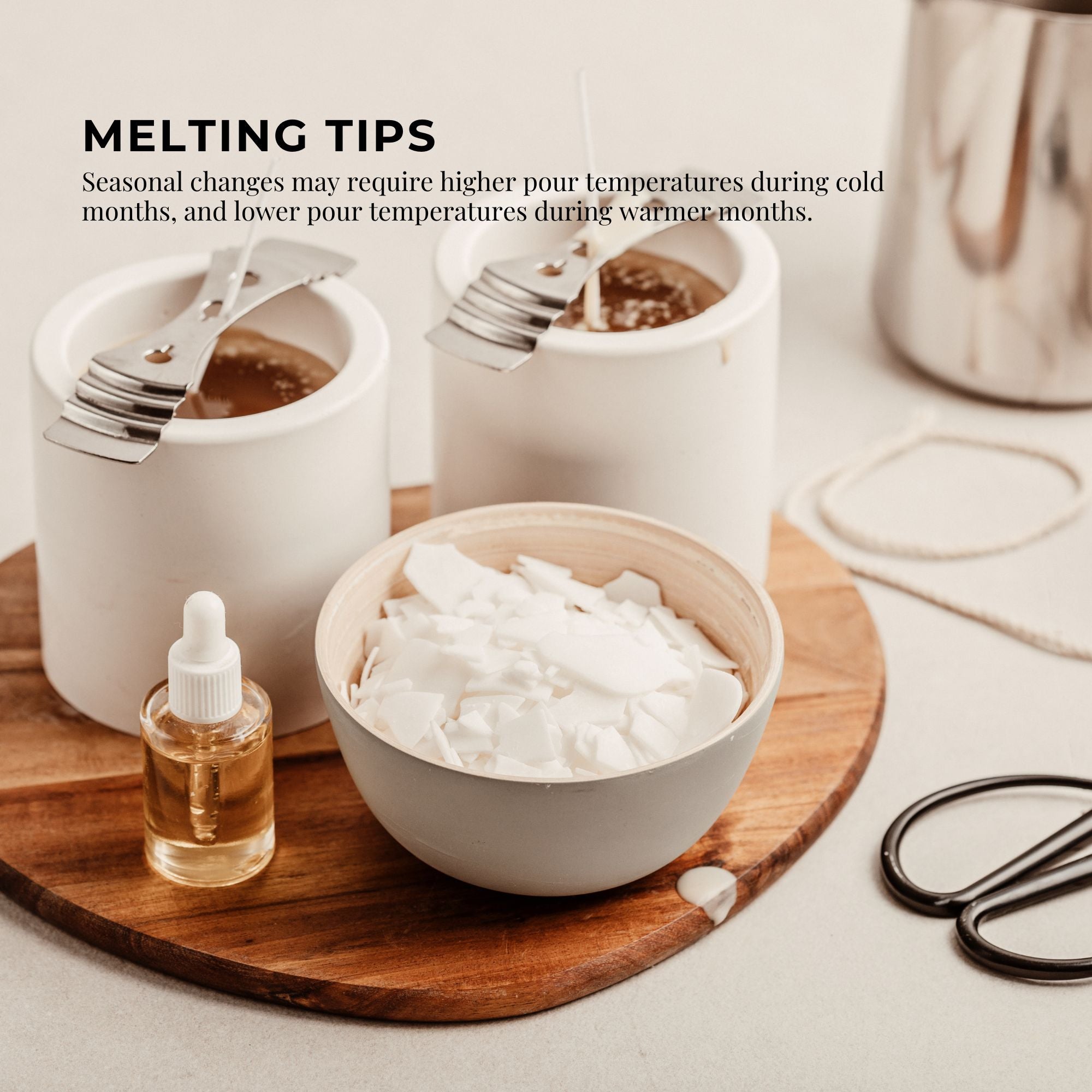 1Kg Golden 464 Soy Wax Flakes - 100% Pure Natural DIY Candle Melts Chips 7