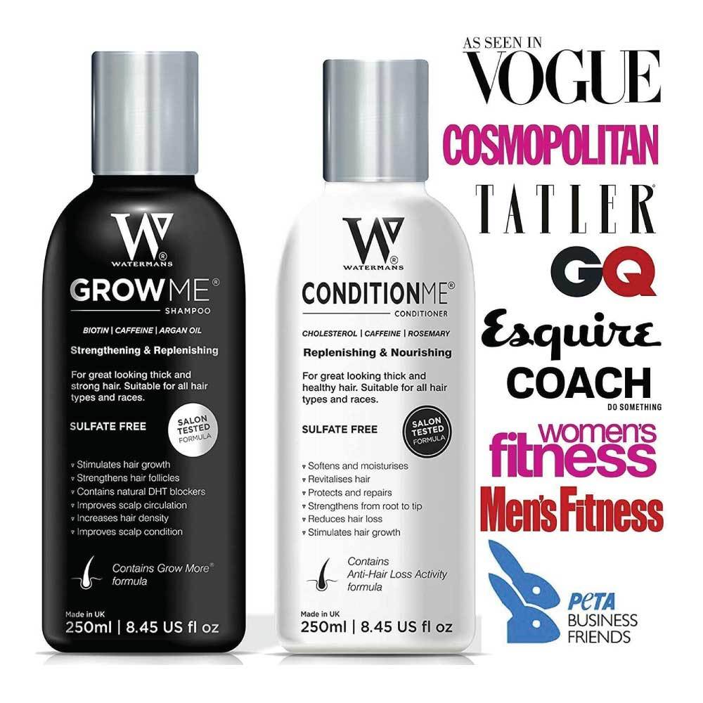 Watermans Grow Me Shampoo and Conditioner Hair Growth Pack Combo Anti Loss 4