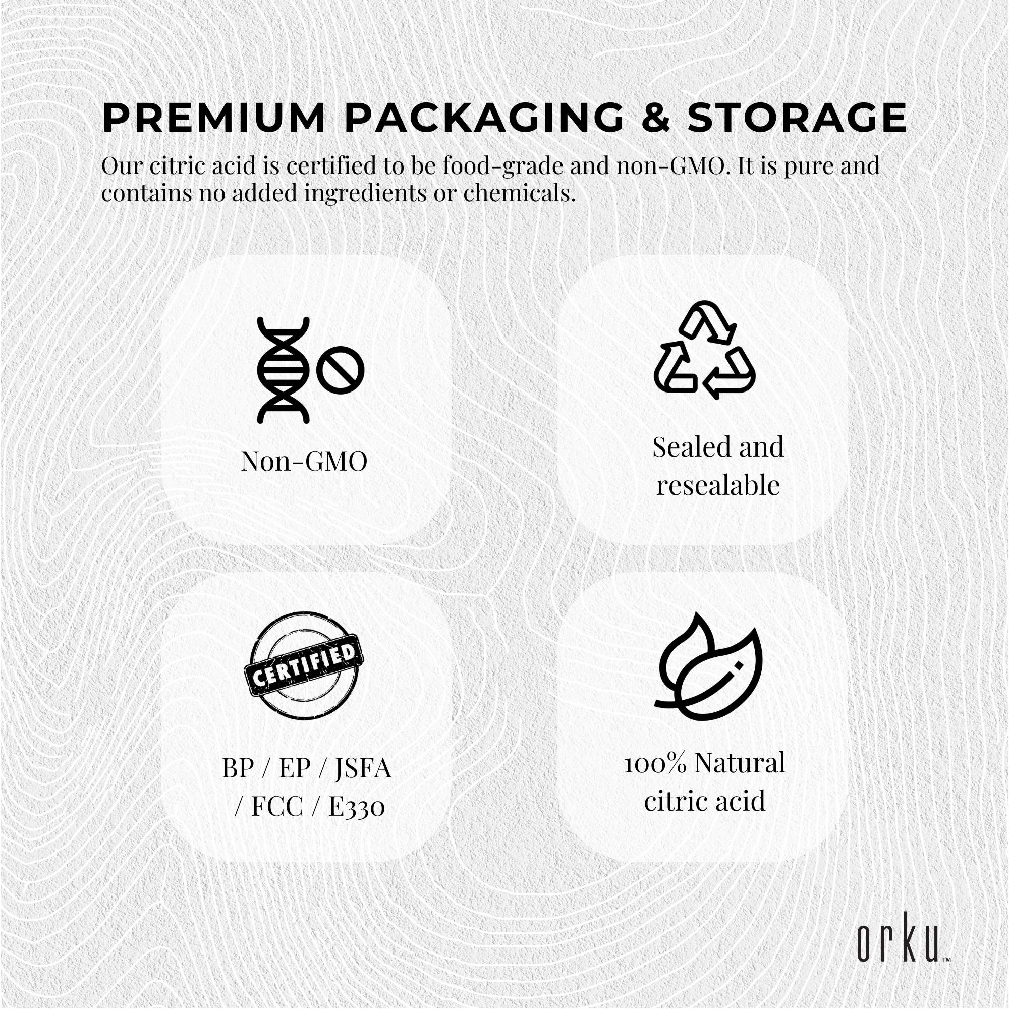 5Kg Citric Acid Powder Tub - Food Grade Anhydrous GMO Preservative Free c6h807 8