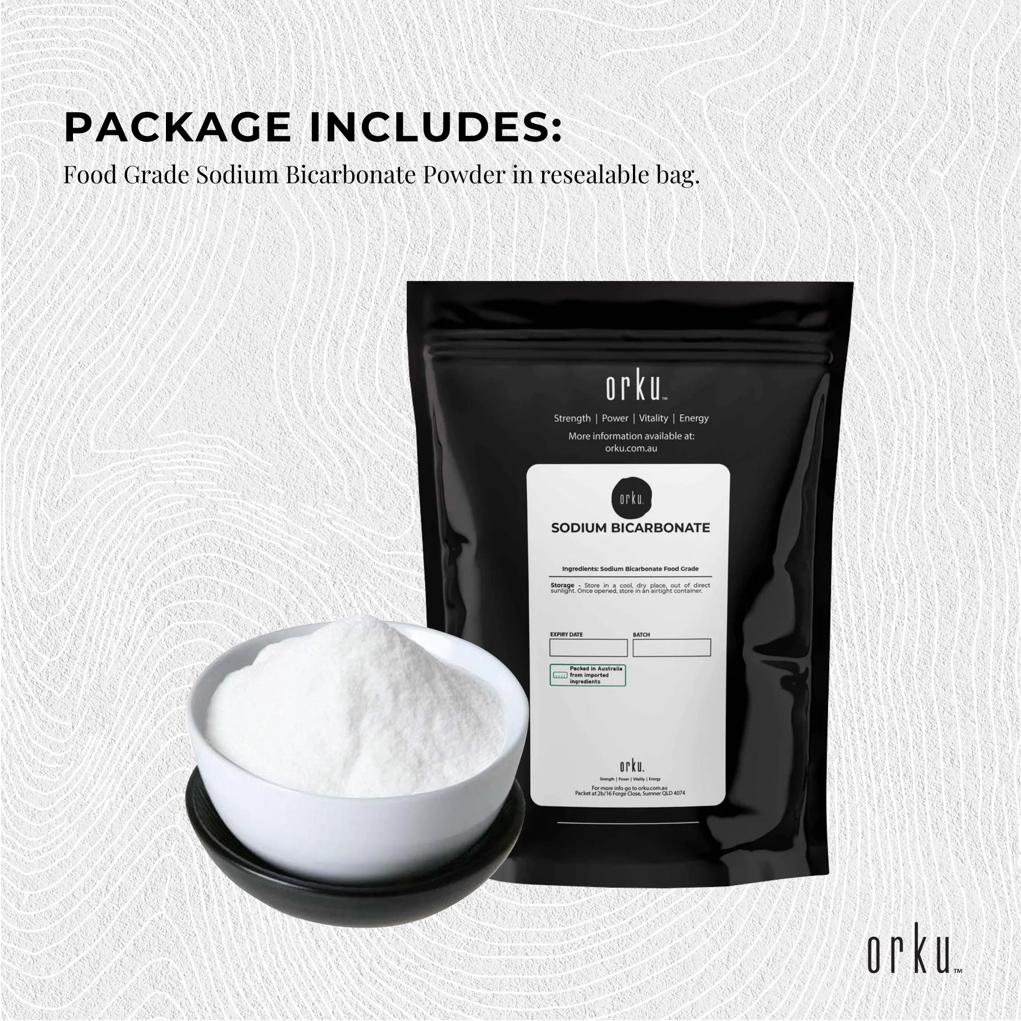 2Kg Sodium Bicarbonate - Food Grade Bicarb Baking Soda Hydrogen Carbonate Powder 4