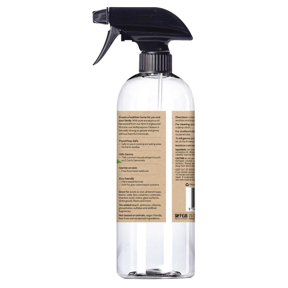 500ml Multi-Purpose Spray Bosisto's Natural Eucalyptus Eco Surface Germ Cleaner 3