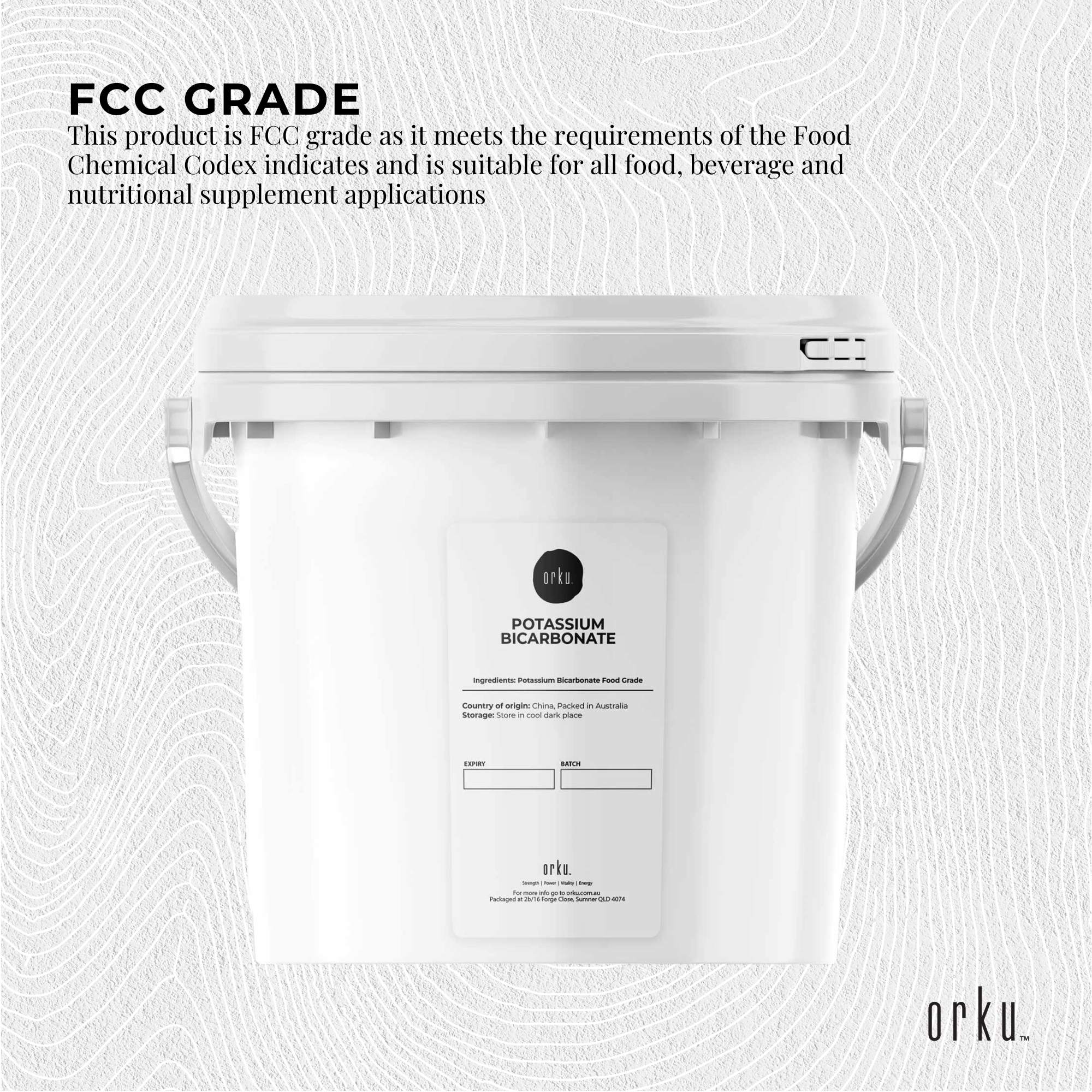 5Kg Organic Potassium Bicarbonate Powder Tub - Food Grade FCC for Brewing Baking 6