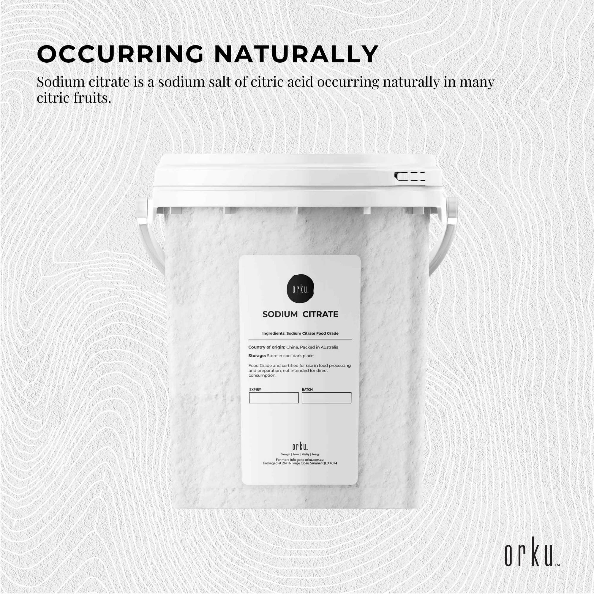 1.3Kg Sodium Citrate Powder Tub - Trisodium Food Grade Salt Acid Preservative 3
