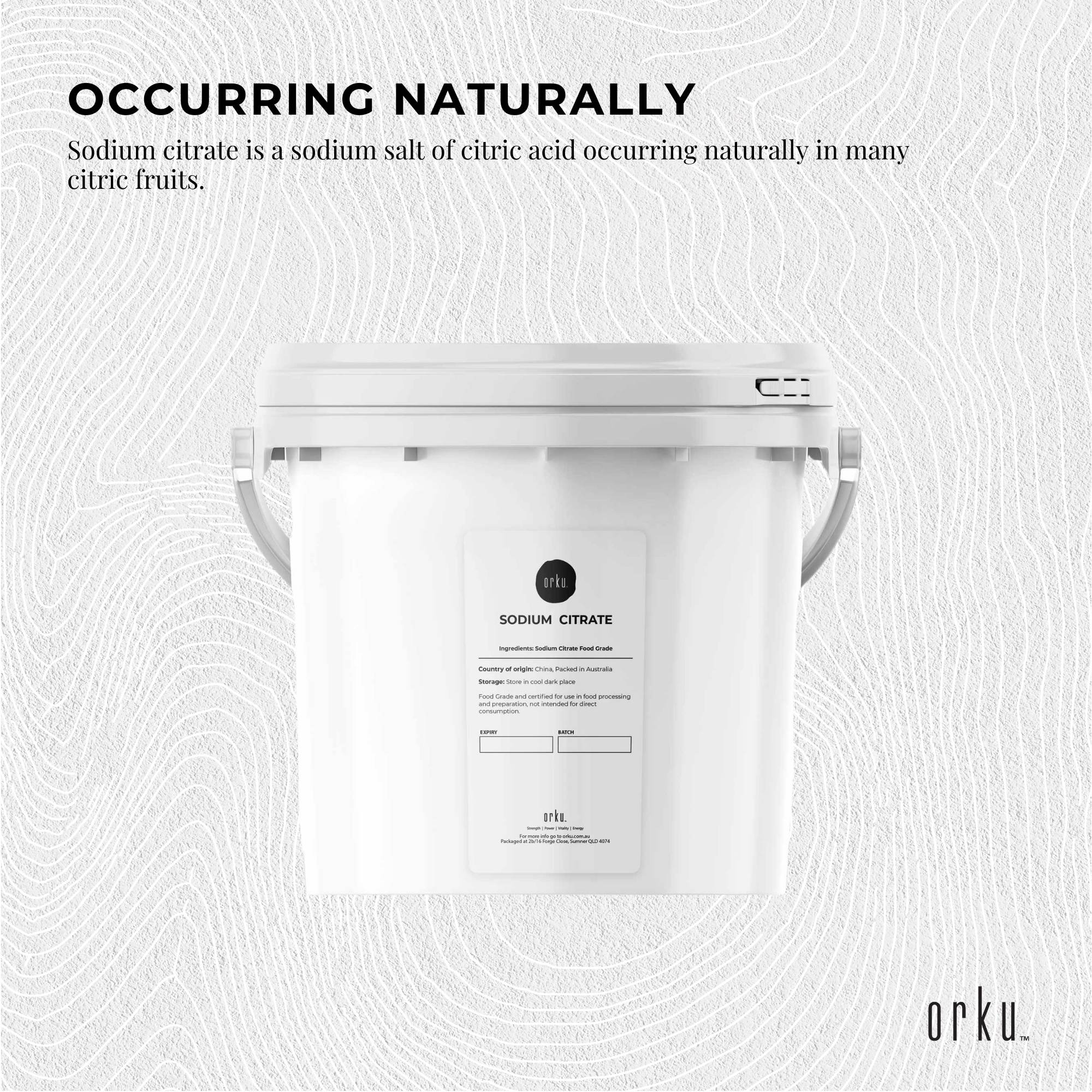 5Kg Sodium Citrate Powder Tub - Trisodium Food Grade Acid Salt Preservative 3