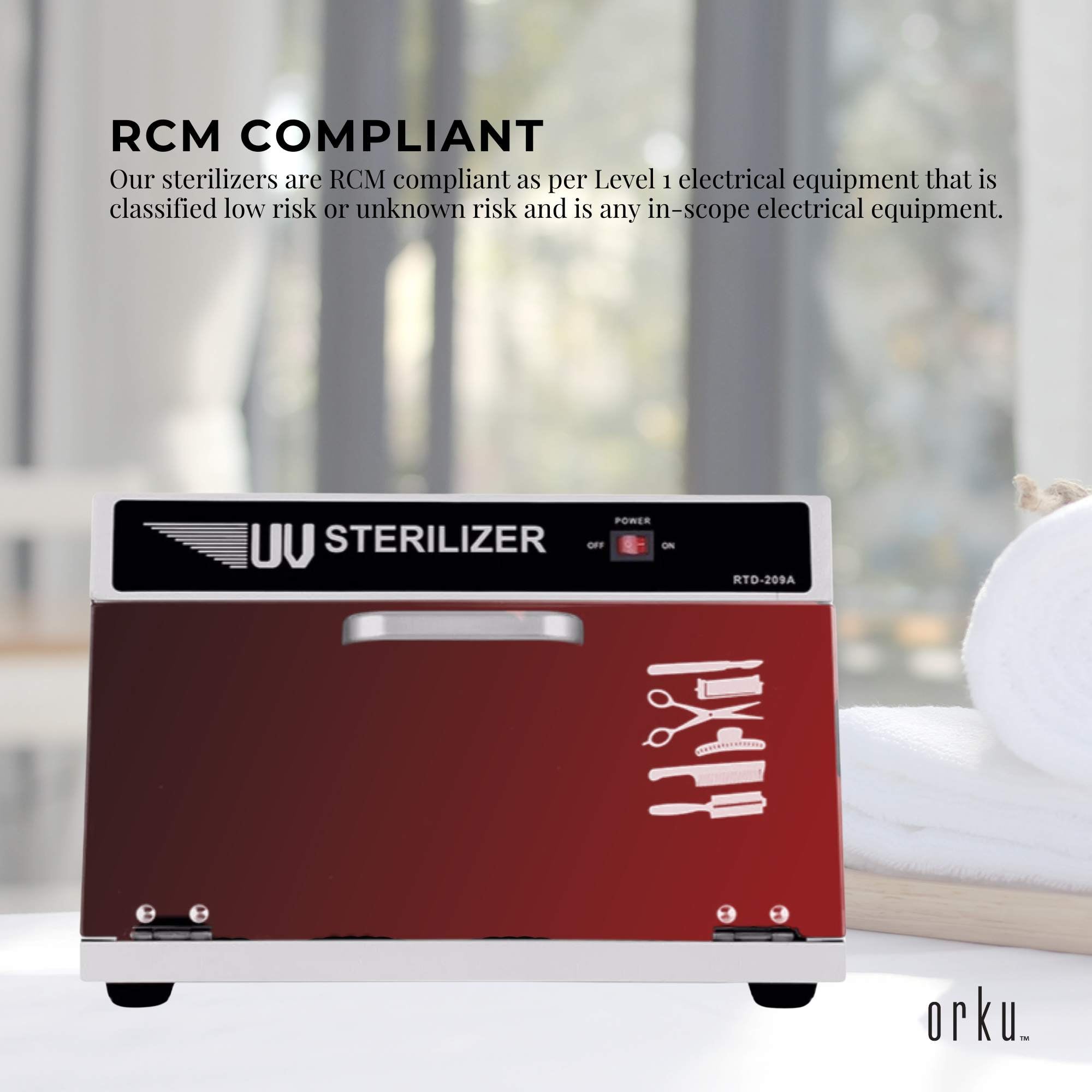 8L UV Steriliser Box Beauty Equipment Sanitising Salon Nail Tools Sterilizer 5