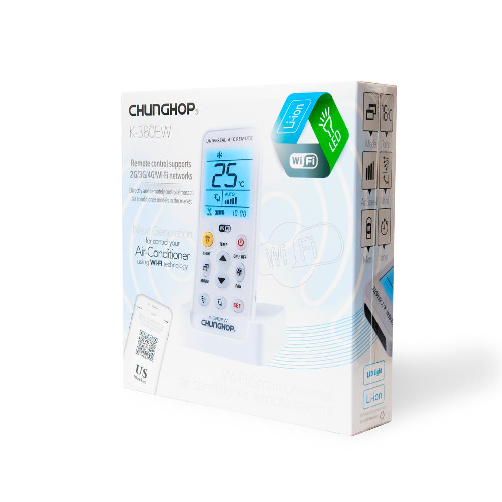Chunghop K380EW Smart WiFi Air Conditioner Remote Compatible with HICON and More 3
