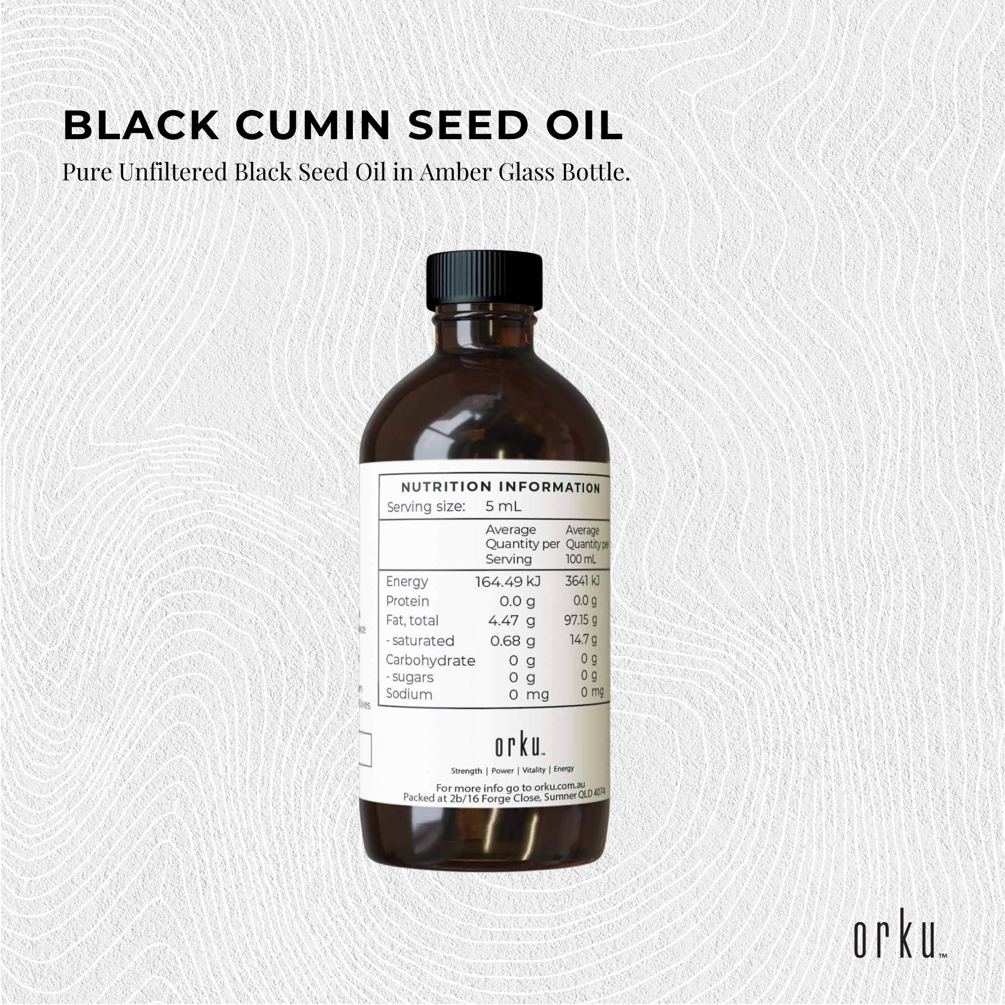 100ml Pure Black Seed Oil - 100% Ethiopian Nigella Sativa Cumin Cold Pressed 3