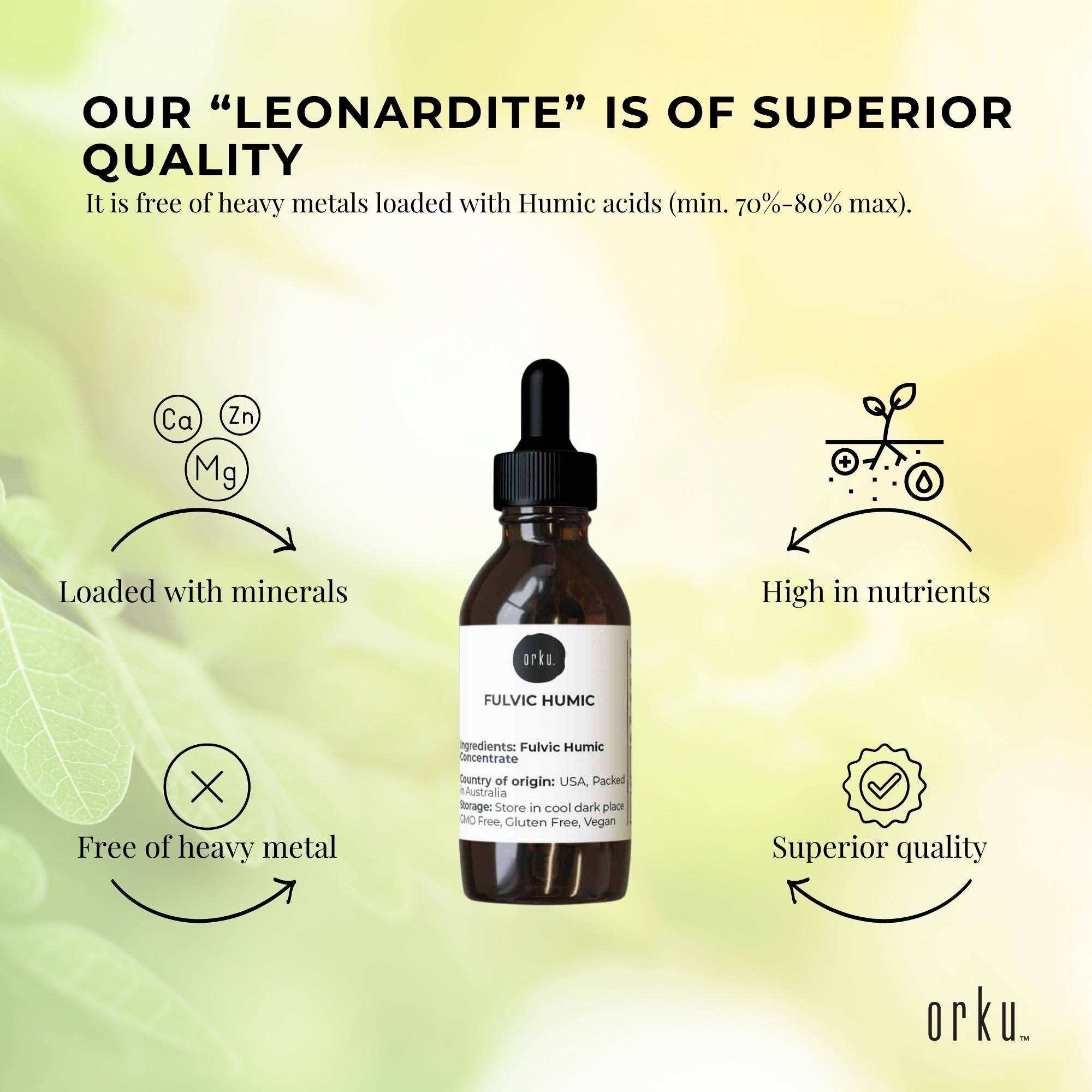 25ml Fulvic Humic Concentrate Liquid FHC 4