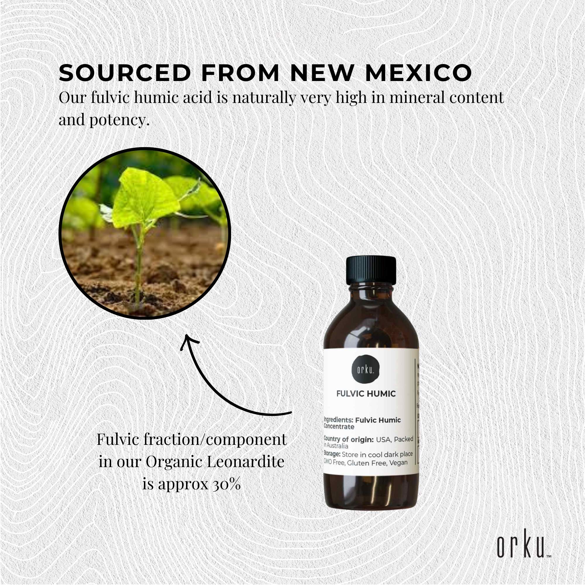 30ml Fulvic Humic Acid Liquid Concentrate FHC 3